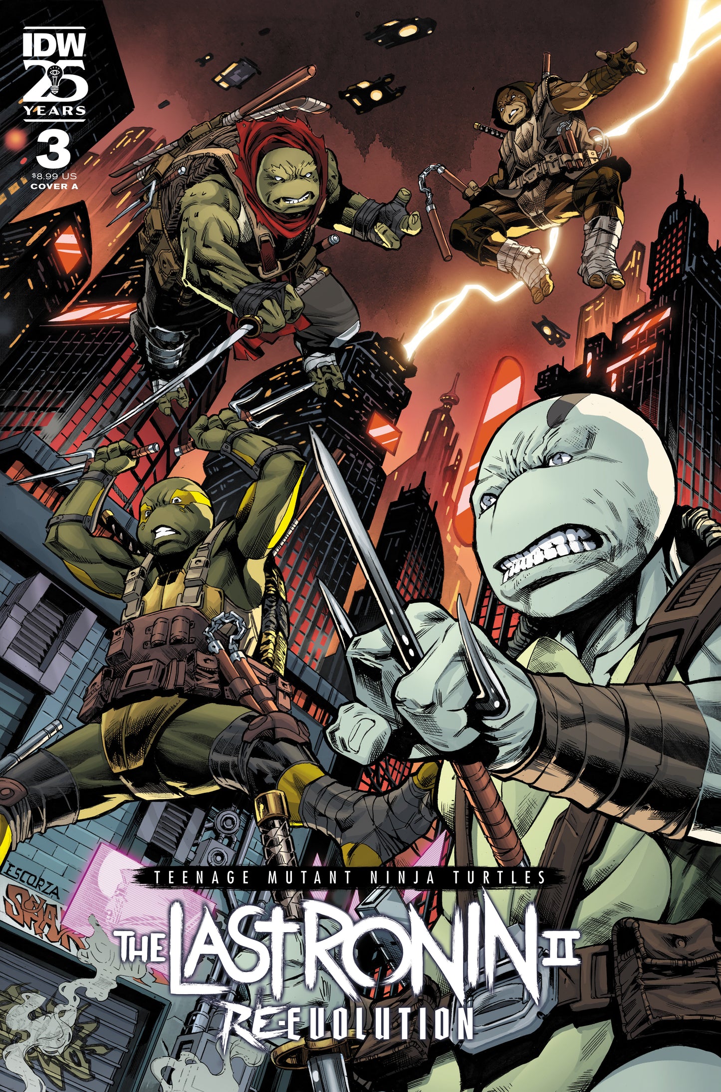 Teenage Mutant Ninja Turtles: The Last Ronin II--Re-Evolution #3 Cover A (Escorzas)  - Release Date:  10/9/24