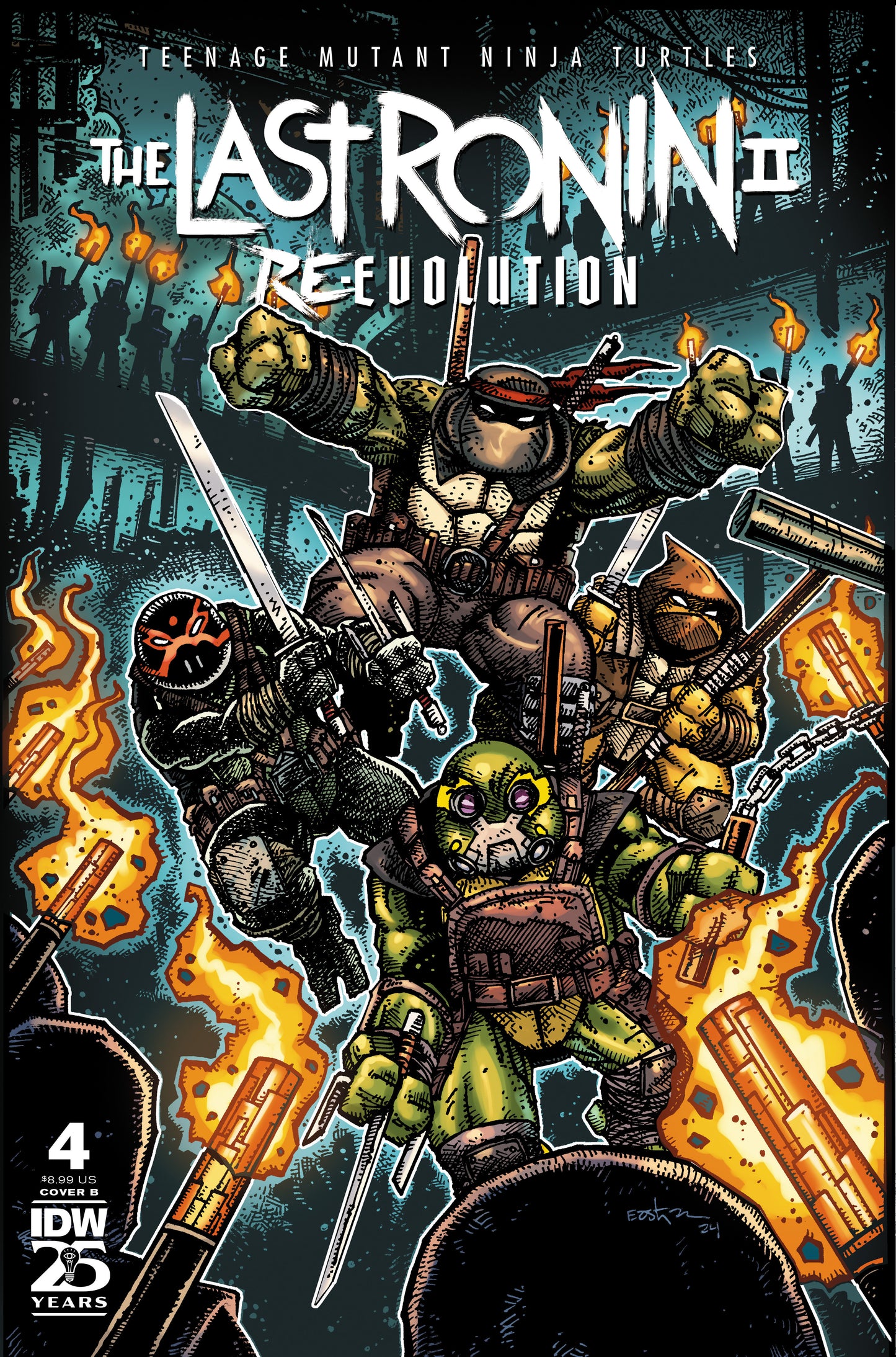 Teenage Mutant Ninja Turtles: The Last Ronin II—Re-Evolution #4 Variant B (Eastman)  - Release Date:  1/29/25