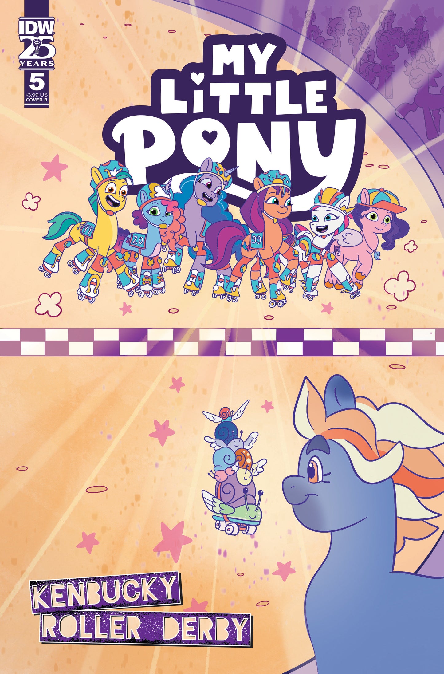 My Little Pony: Kenbucky Roller Derby #5 Variant B (Valle) - Release Date:  6/19/24