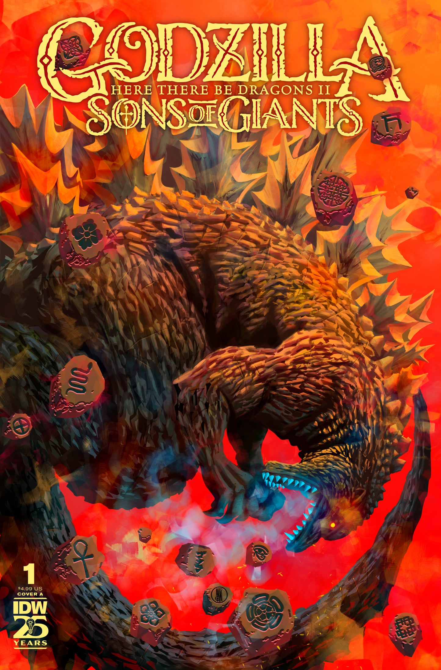Godzilla: Here There Be Dragons II--Sons of Giants #1 Cover A (Miranda) - Release Date:  6/26/24