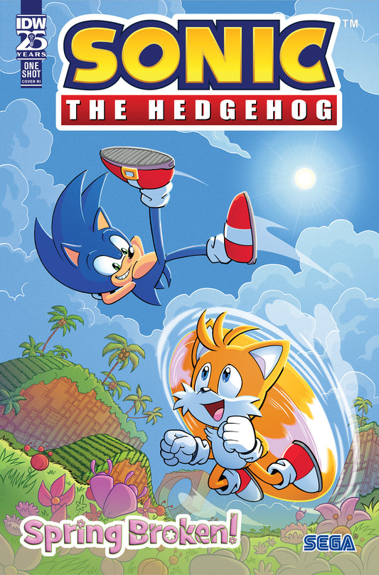 1:10 Sonic the Hedgehog: Spring Broken! Variant RI (10) (Bulmer) - Release Date:  6/5/24