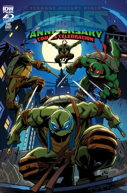 1:100 Teenage Mutant Ninja Turtles: 40th Anniversary Comics Celebration Variant RI (100) (Randolph) - Release Date:  7/10/24
