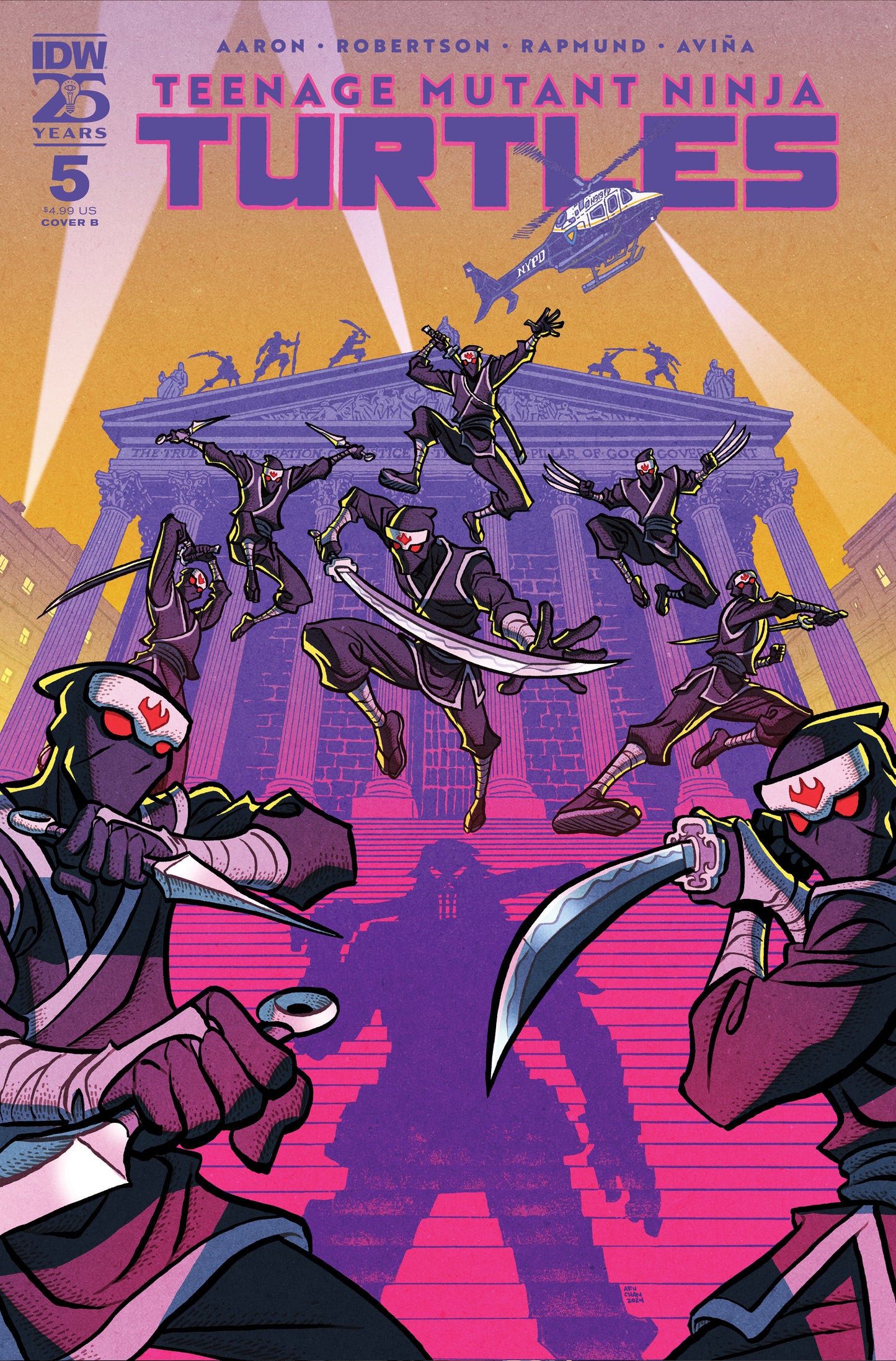 Teenage Mutant Ninja Turtles (2024) #5 Variant B (Chan)  - Release Date:  12/18/24