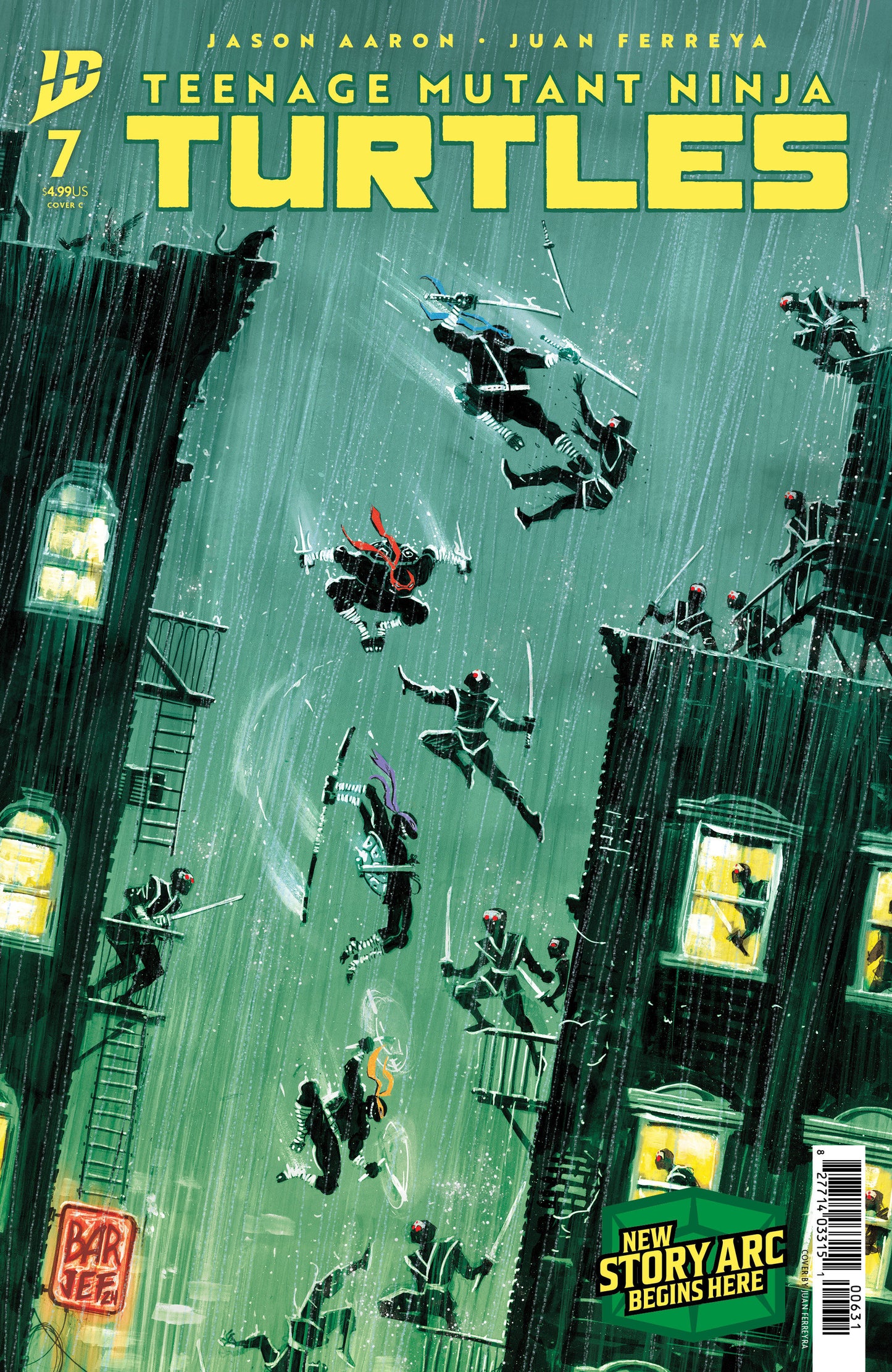Teenage Mutant Ninja Turtles #7 Variant C (Ferreyra)  - Release Date:  2/26/25