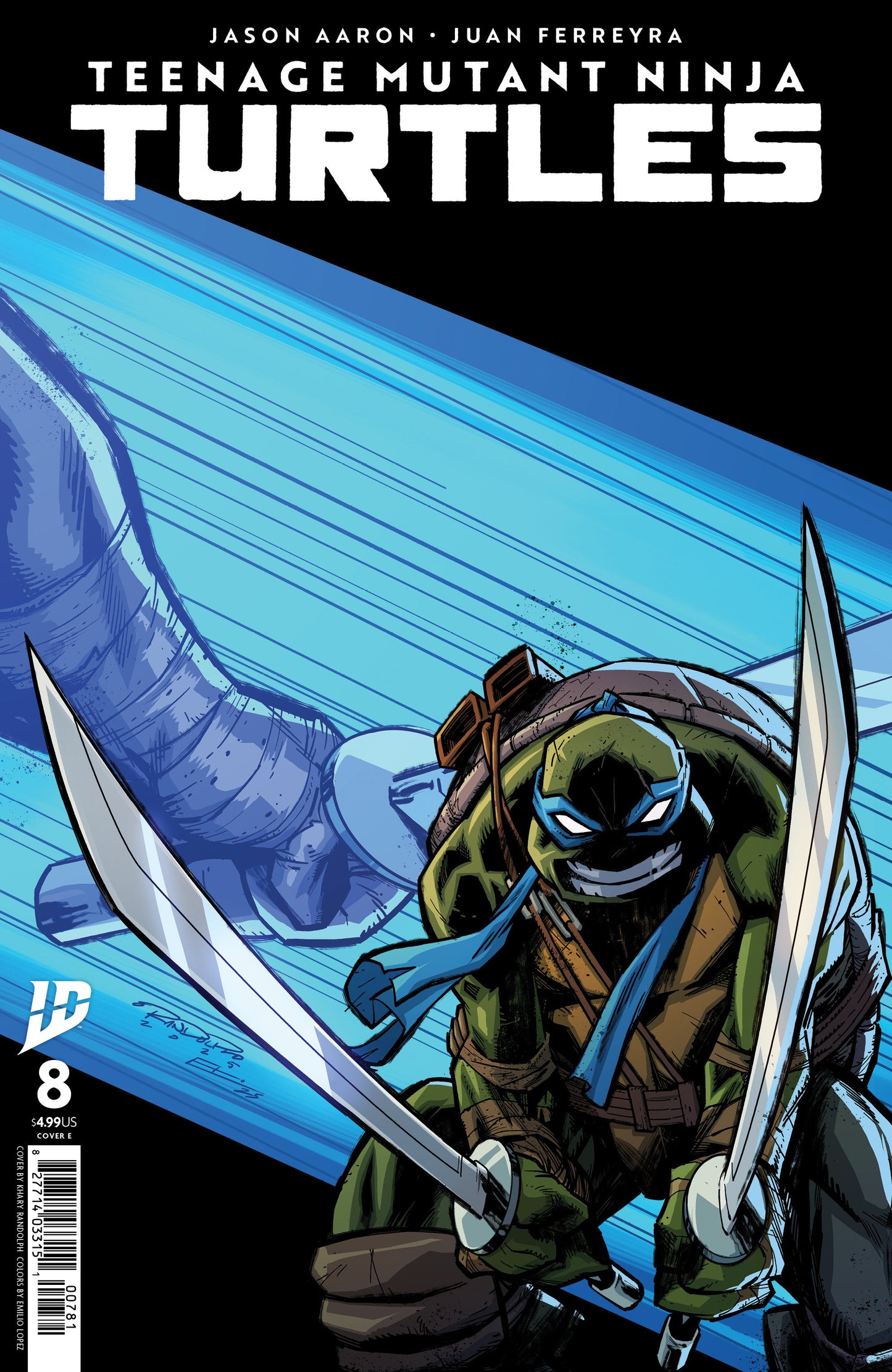 Teenage Mutant Ninja Turtles #8 Variant E (Randolph)  - Release Date:  04/16/2025