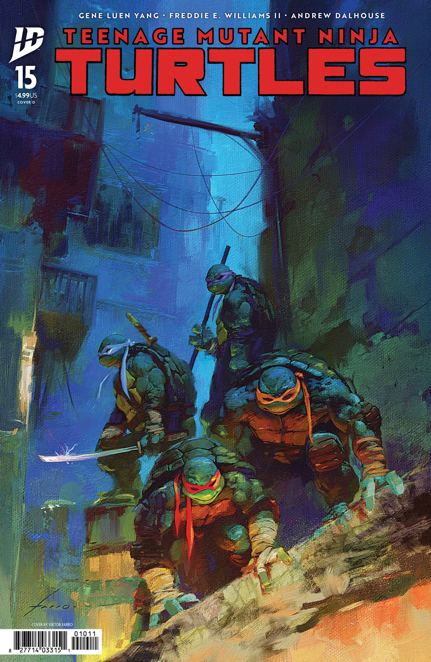 Teenage Mutant Ninja Turtles #15 Variant D (Farro) ISBN: 82771403315101541 - Release Date: 2/11/26