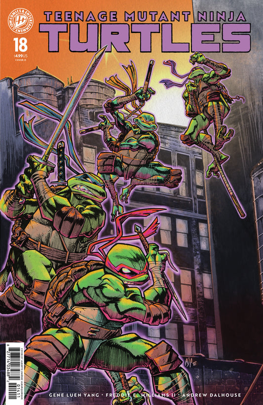 Teenage Mutant Ninja Turtles #18 Variant D (Jiménez Alburquerque) ISBN: 82771403315101841 - FOC DATE: 4/5/26  - Release Date: 5/13/26