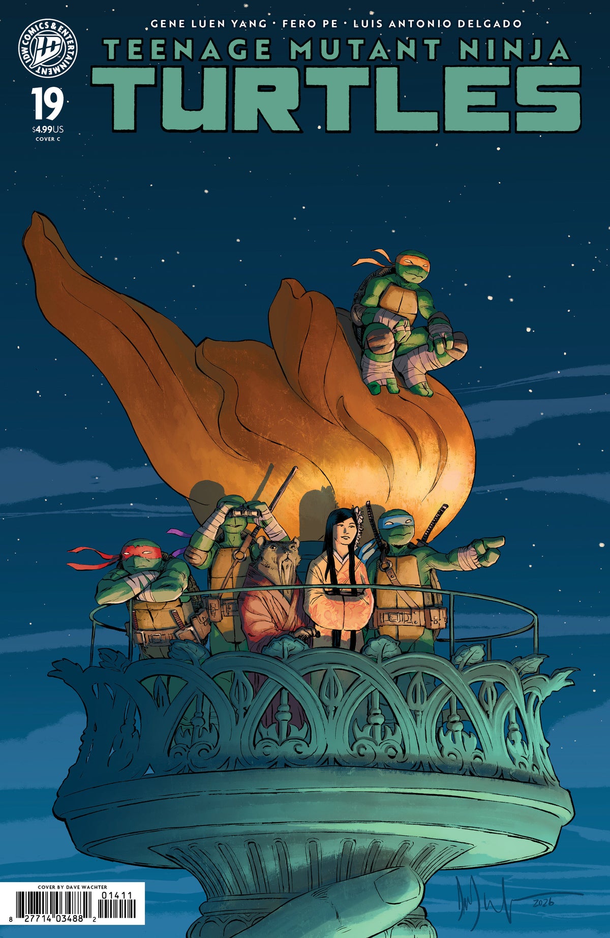 Teenage Mutant Ninja Turtles #19 Variant C (Wachter) ISBN: 82771403315101931 - FOC DATE: 5/3/26  - Release Date: 6/10/26