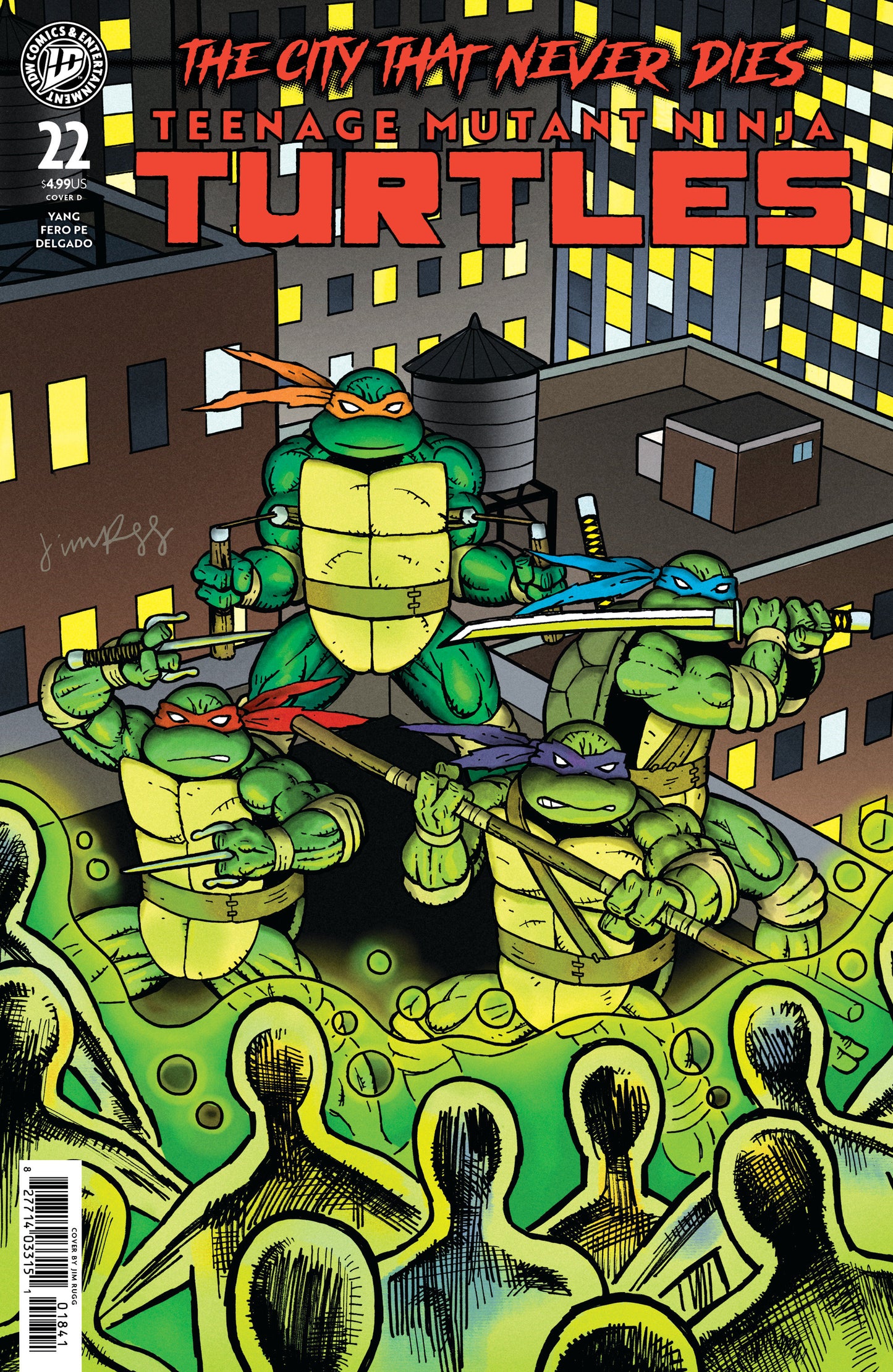Teenage Mutant Ninja Turtles #22 Variant D (Rugg) ISBN: 82771403315102241 - FOC DATE: 8/9/26  - Release Date: 9/16/26