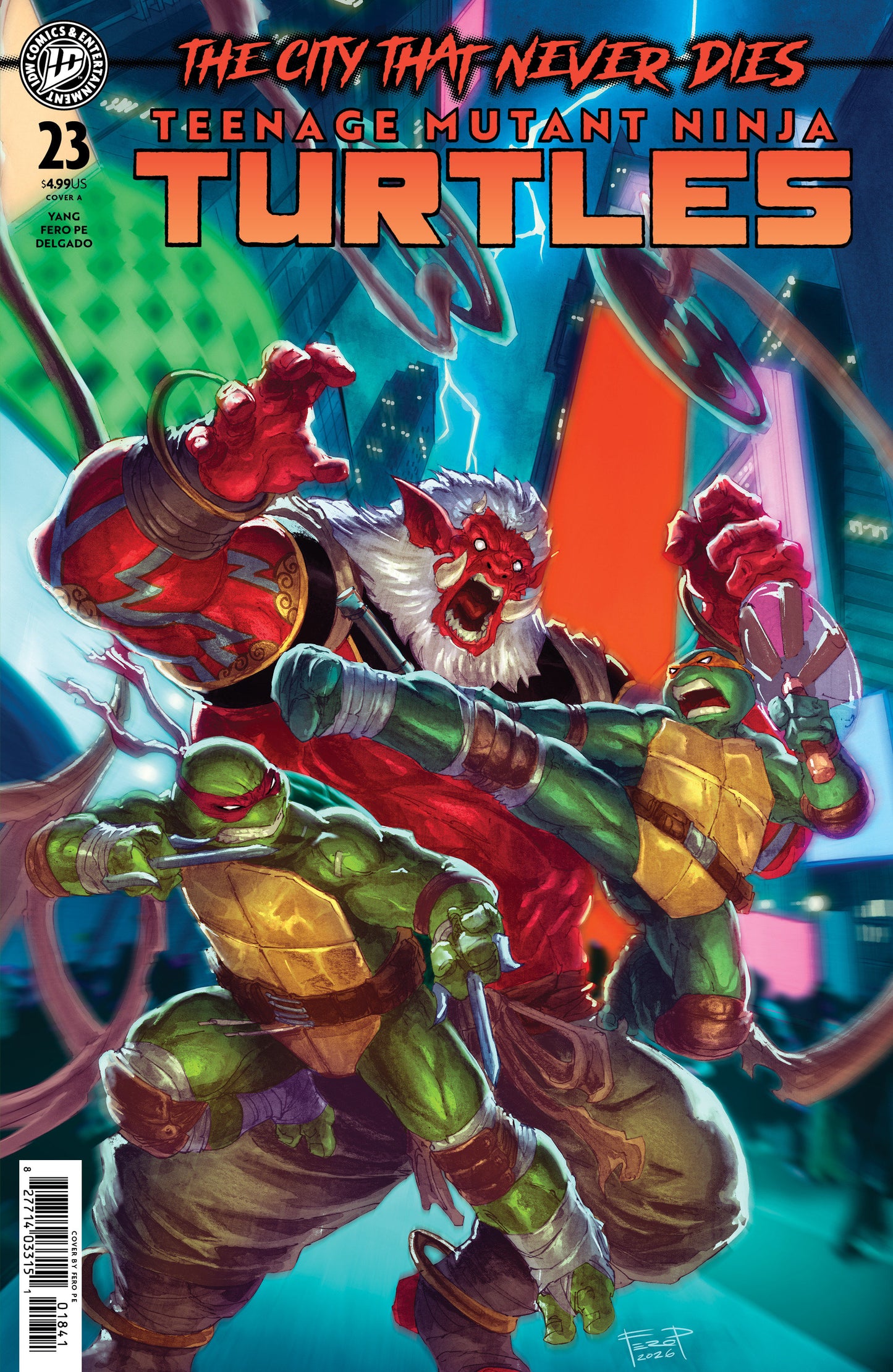 Teenage Mutant Ninja Turtles #23 Cover A (Pe) ISBN: 82771403315102311 - FOC DATE: 9/6/26  - Release Date: 10/14/26