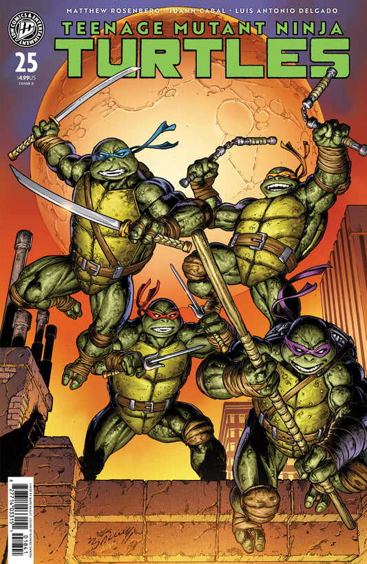 Teenage Mutant Ninja Turtles #25 Variant D (Bagley) ISBN: 82771403315102541 - FOC DATE: 11/29/26  - Release Date: 1/13/27