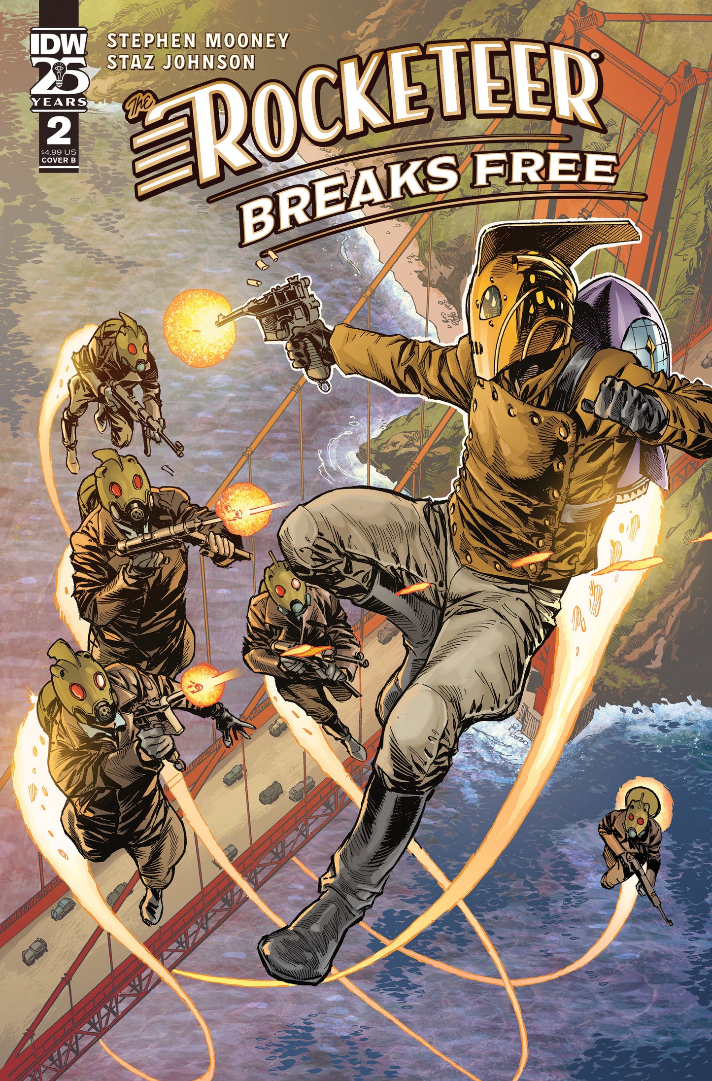 The Rocketeer: Breaks Free #2 Variant B (Johnson)  - Release Date: 8/28/24