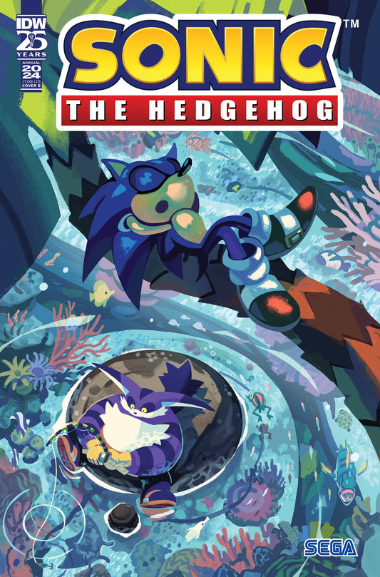 Sonic the Hedgehog: Annual 2024 Variant B (Fourdraine)  - Release Date:  9/18/24