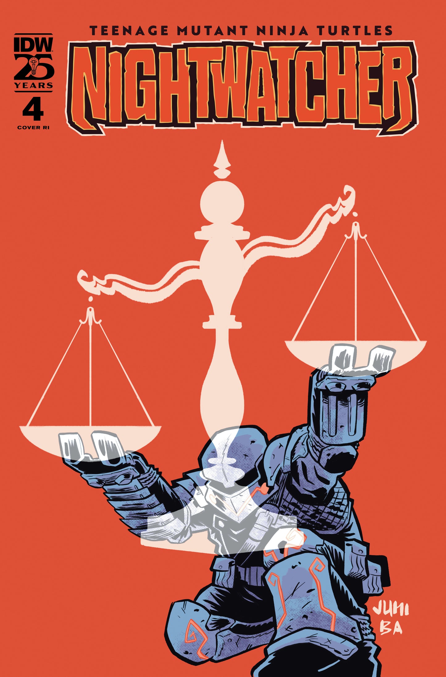 1:10 Teenage Mutant Ninja Turtles: Nightwatcher #4 Variant RI (10) (Ba)  - Release Date:  12/4/24