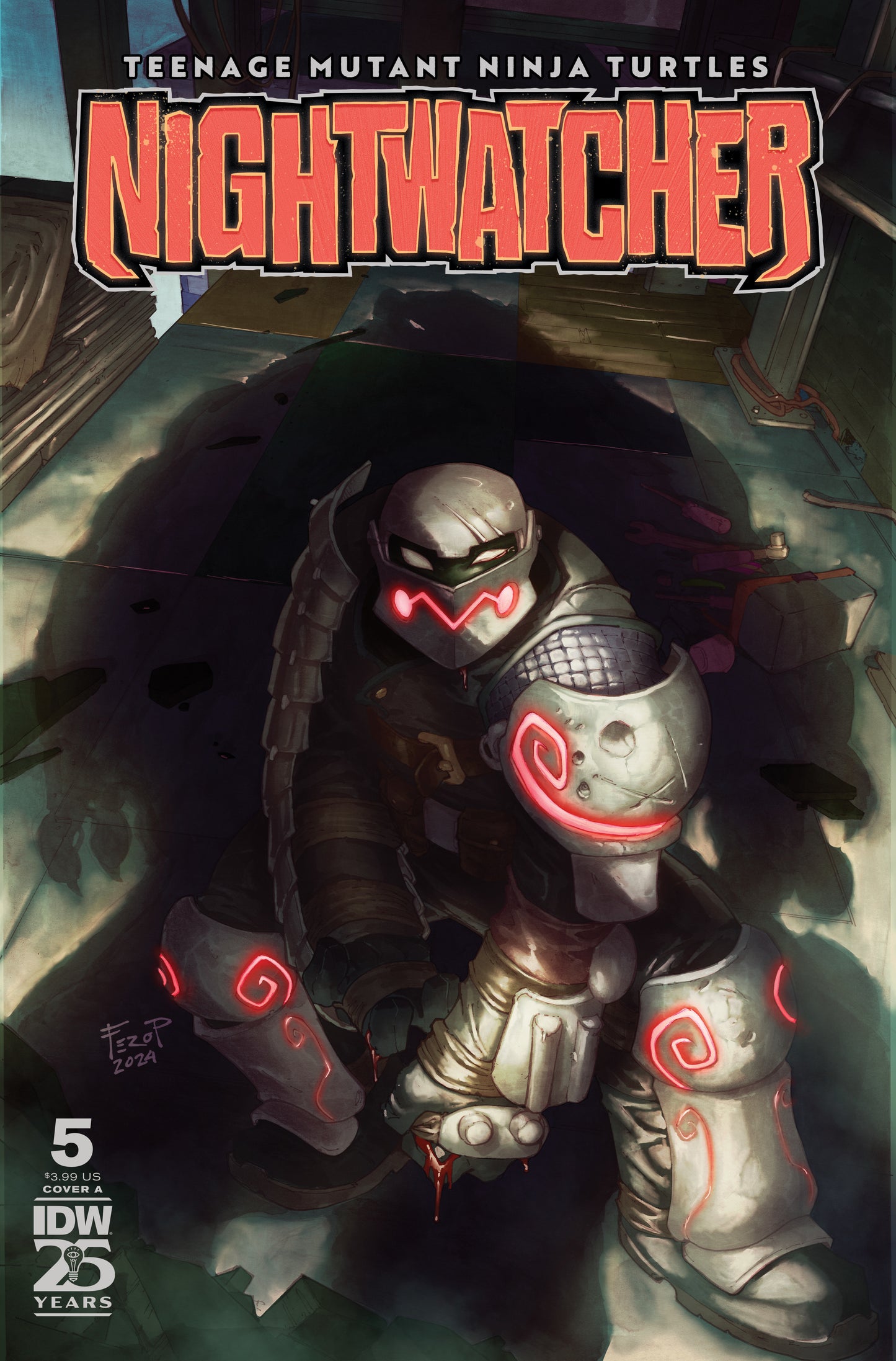 Teenage Mutant Ninja Turtles: Nightwatcher #5 Cover A (Pe)  - Release Date:  1/22/25