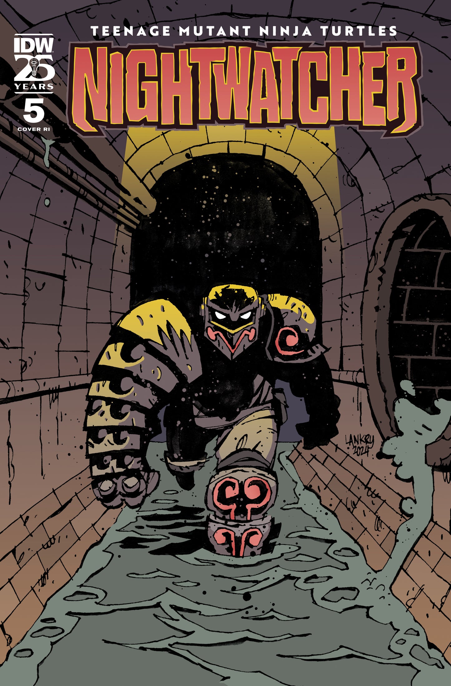 1:10 Teenage Mutant Ninja Turtles: Nightwatcher #5 Variant RI (10) (Lankry)  - Release Date:  1/22/25