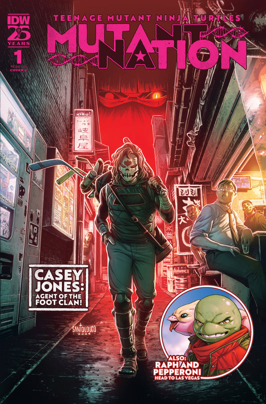 Teenage Mutant Ninja Turtles: Mutant Nation #1 Variant C (Santolouco)  - Release Date:  9/18/24