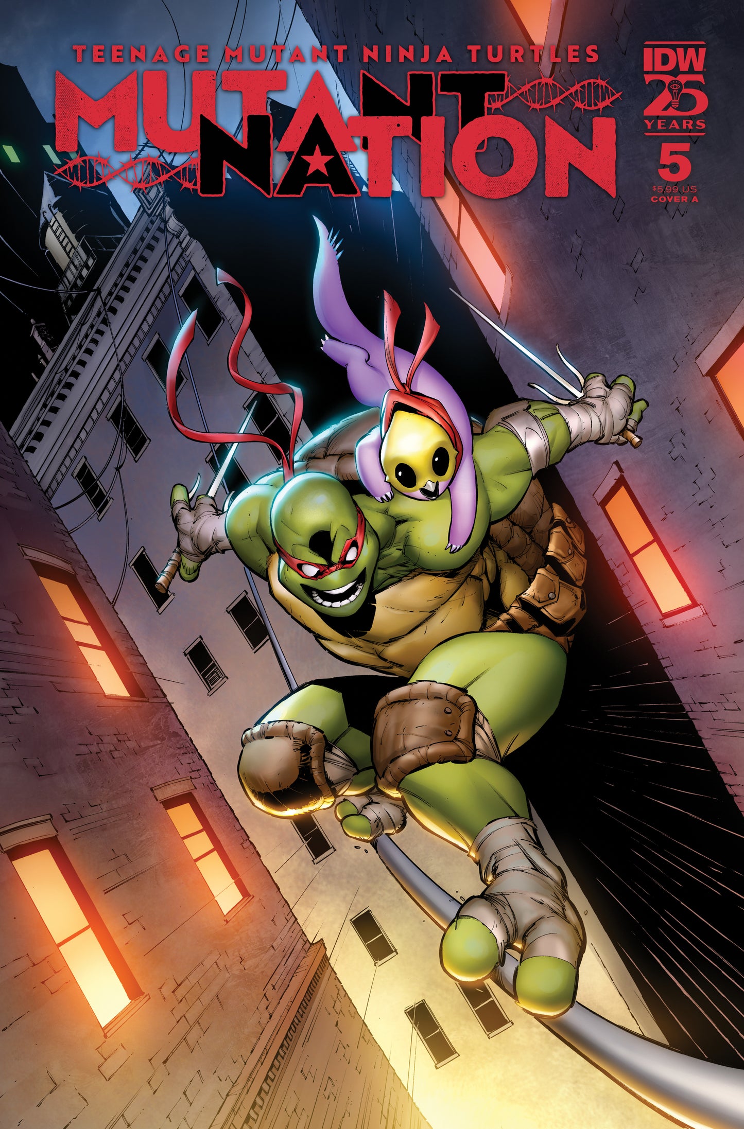 Teenage Mutant Ninja Turtles: Mutant Nation #5 Cover A (Dunbar)  - Release Date:  3/12/25