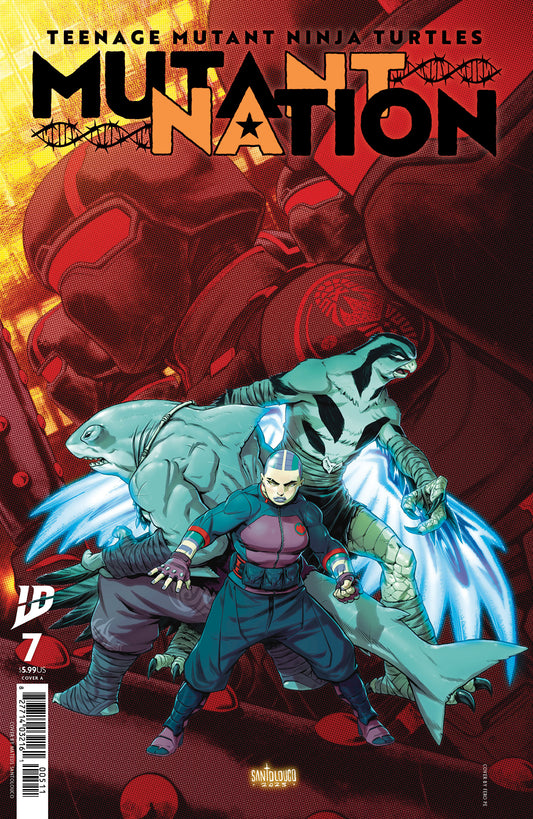 Teenage Mutant Ninja Turtles: Mutant Nation #7 Cover A (Santolouco)  - Release Date:  6/11/25