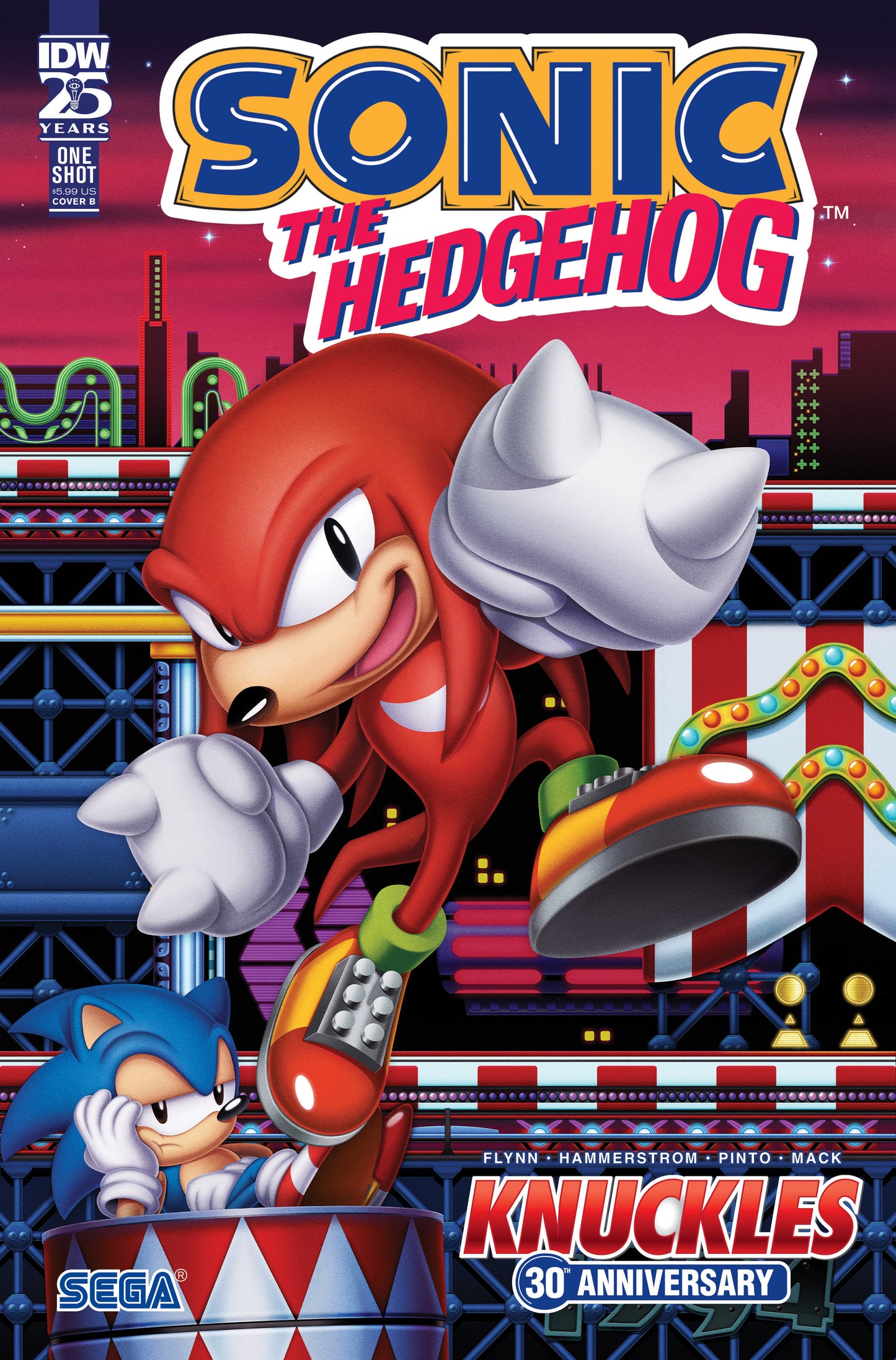 Sonic the Hedgehog: Knuckles' 30th Anniversary Special Variant B (Hughes)  - Release Date:  11/20/24