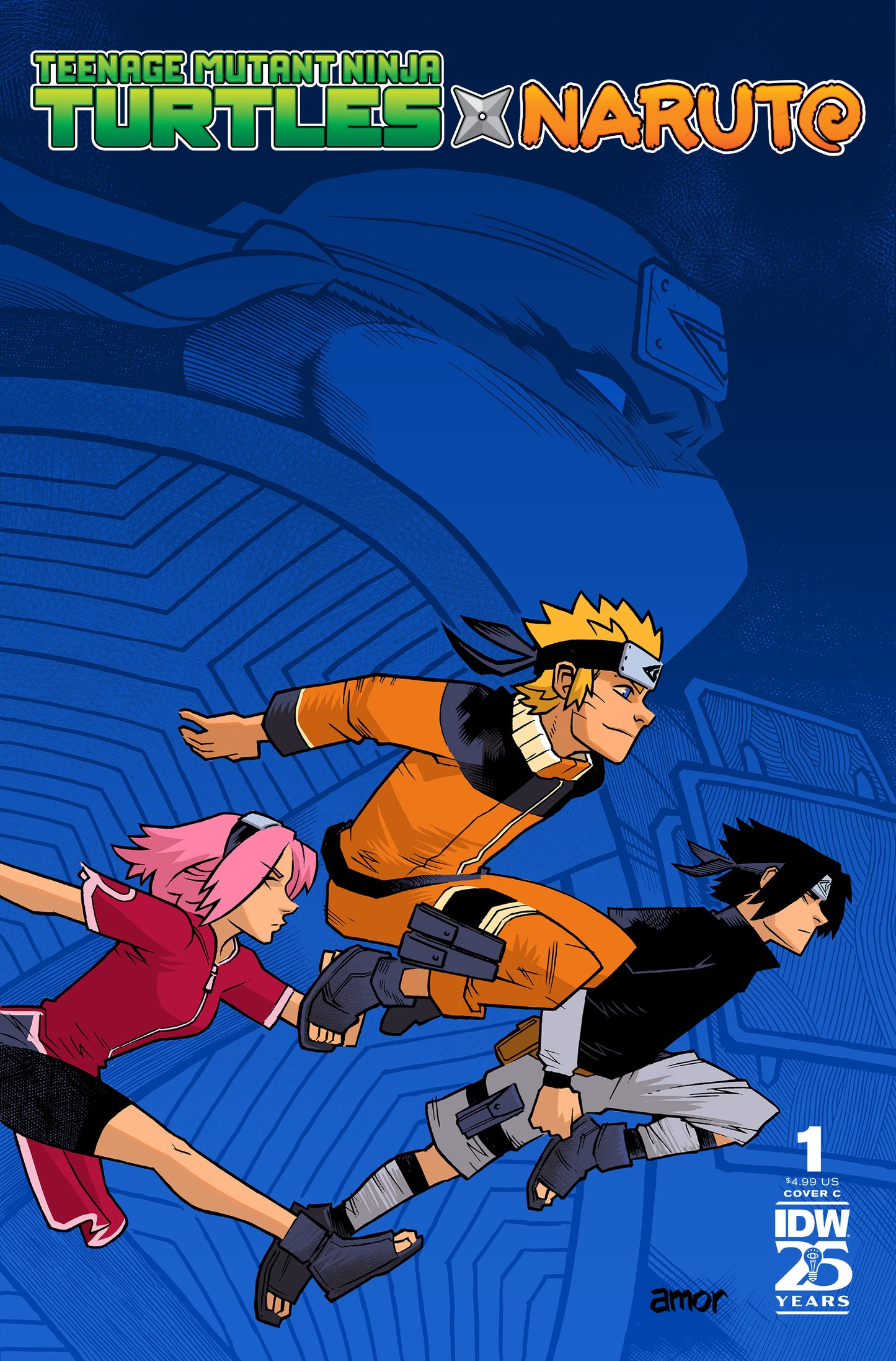 Teenage Mutant Ninja Turtles x Naruto #1 Variant C (Amor)  - Release Date:  11/20/24