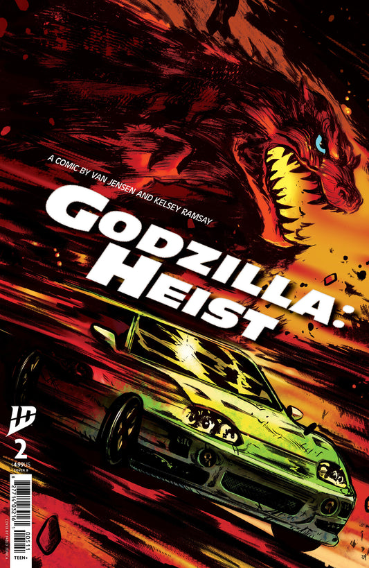 Godzilla: Heist #2 Variant B (Tunica Movie Poster Variant)  - Release Date:  4/2/25