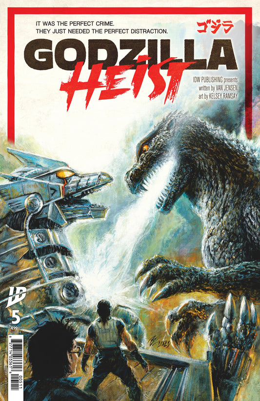 Godzilla: Heist #5 Cover A (Eggleton)  - Release Date:  7/2/25