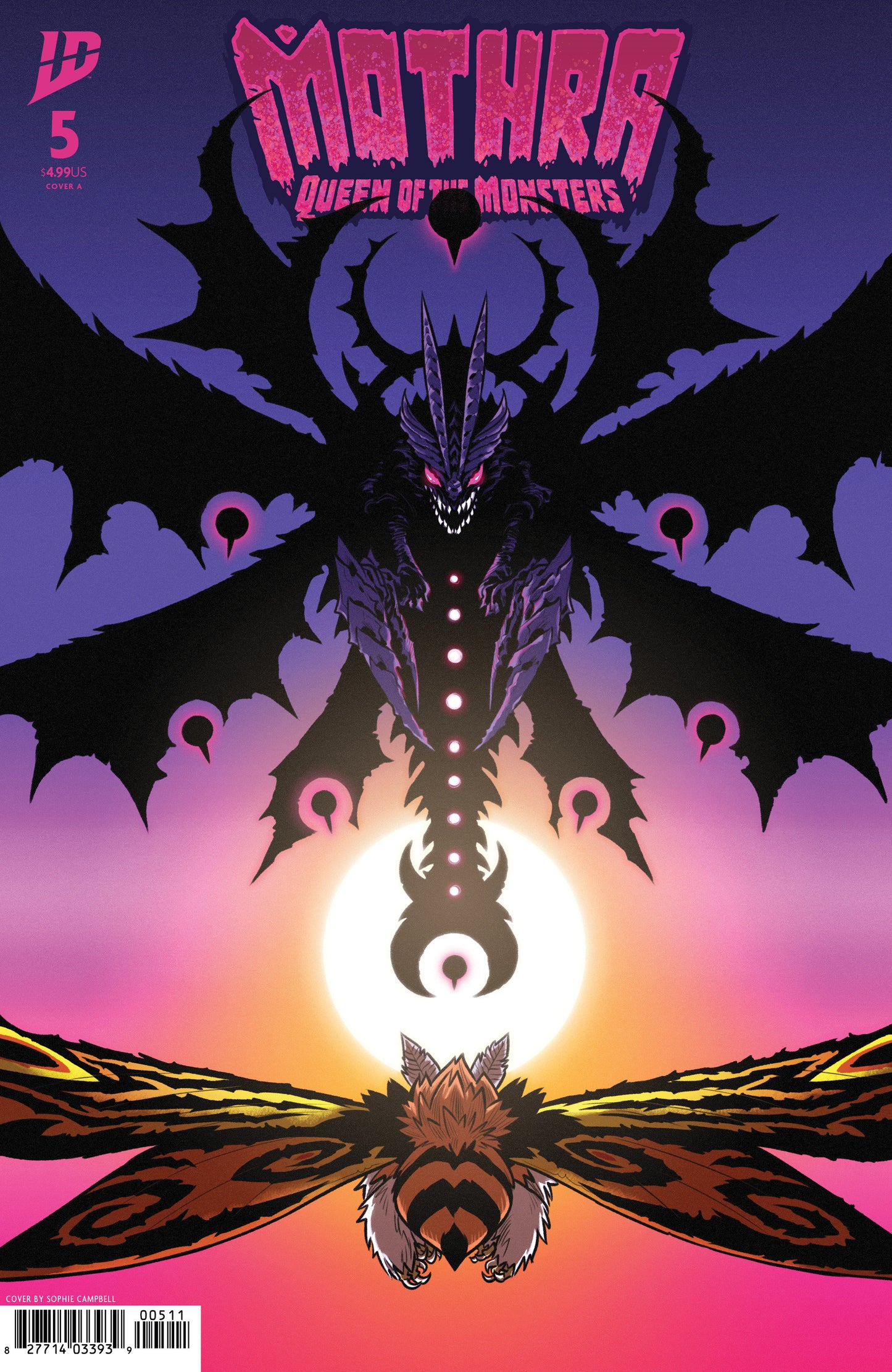 Mothra: Queen of the Monsters #5 Cover A (Campbell) - ISBN: 82771403393900511 - Release Date:  8/20/25