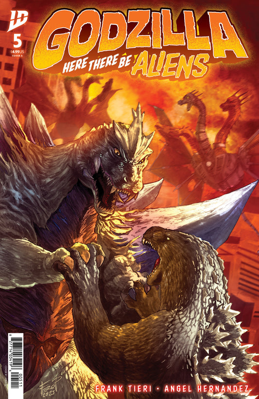 Godzilla: Here There Be Aliens #5 Cover A (Pe) - 10/8/25 - ISBN: 82771403419600511
