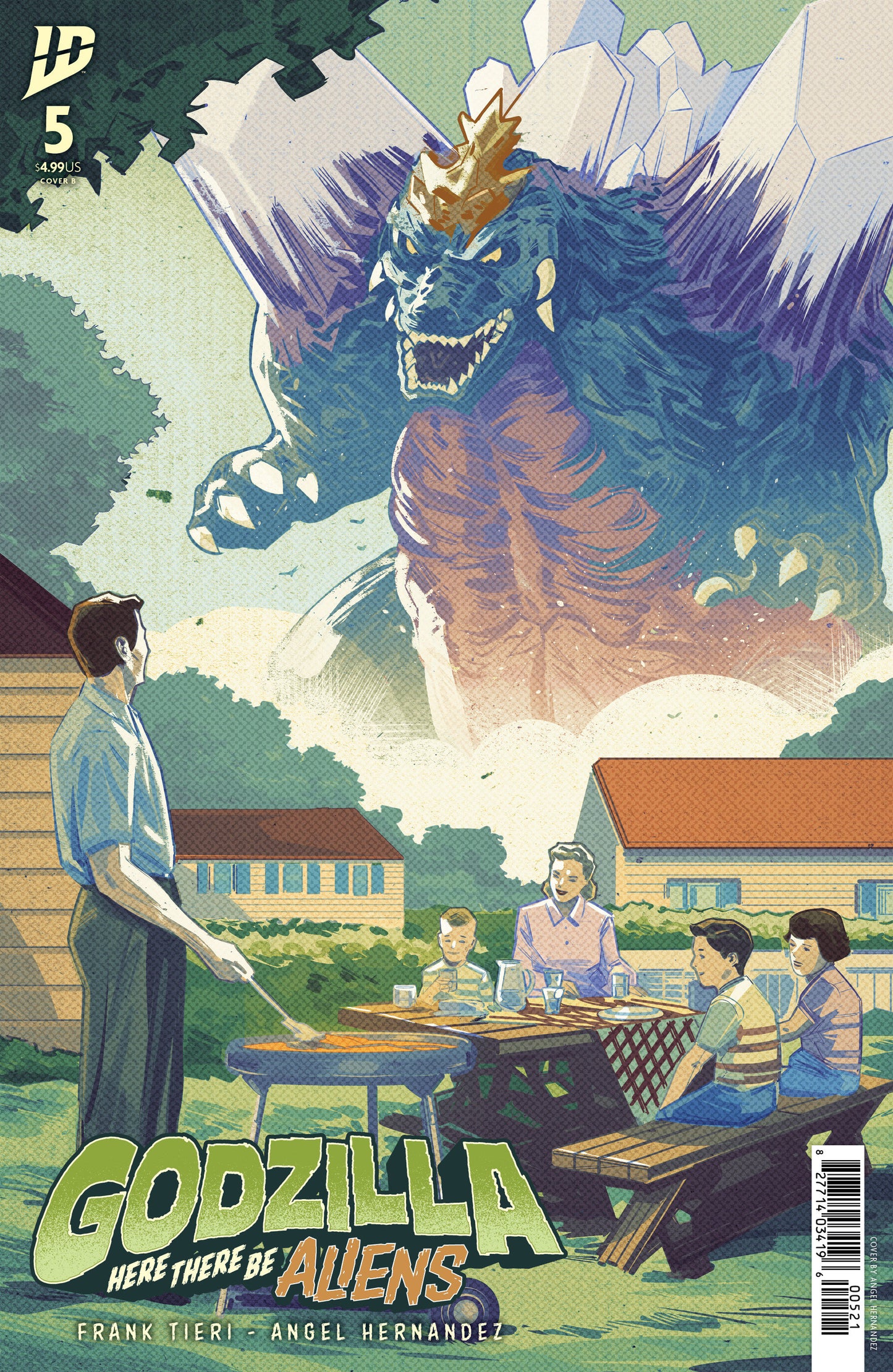 Godzilla: Here There Be Aliens #5 Variant B (Hernandez) - 10/8/25 - ISBN: 82771403419600521