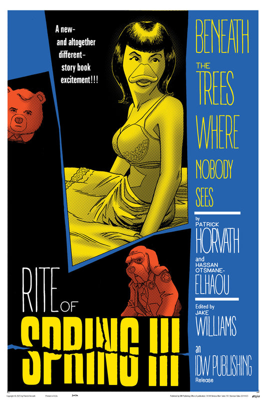 Beneath the Trees Where Nobody Sees: Rite of Spring #3 Variant B (Fleecs Movie Homage Cover) - 9/24/25 - Release Date:  9/24/25