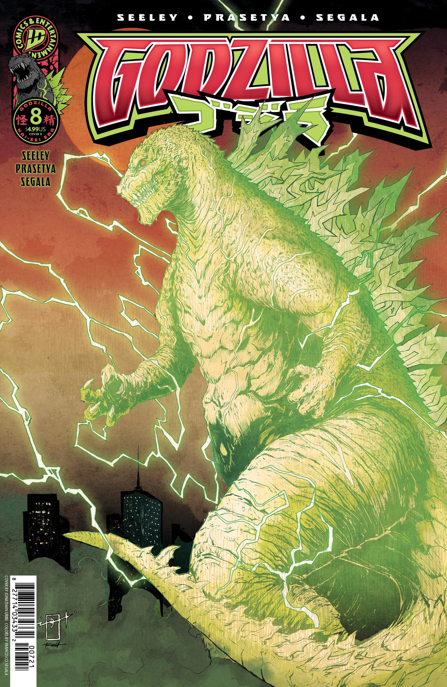 Godzilla [Kai-Sei Era] #8 Variant B (Uribe) ISBN: 82771403433200821 - Release Date: 3/4/26