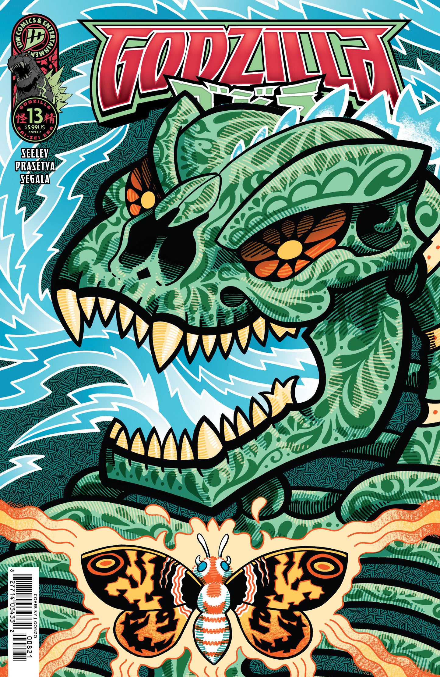 Godzilla [Kai-Sei Era] #13 Variant C Glow in the Dark (J. Gonzo) ISBN: 82771403433201341 - FOC DATE: 8/23/26  - Release Date: 10/7/26