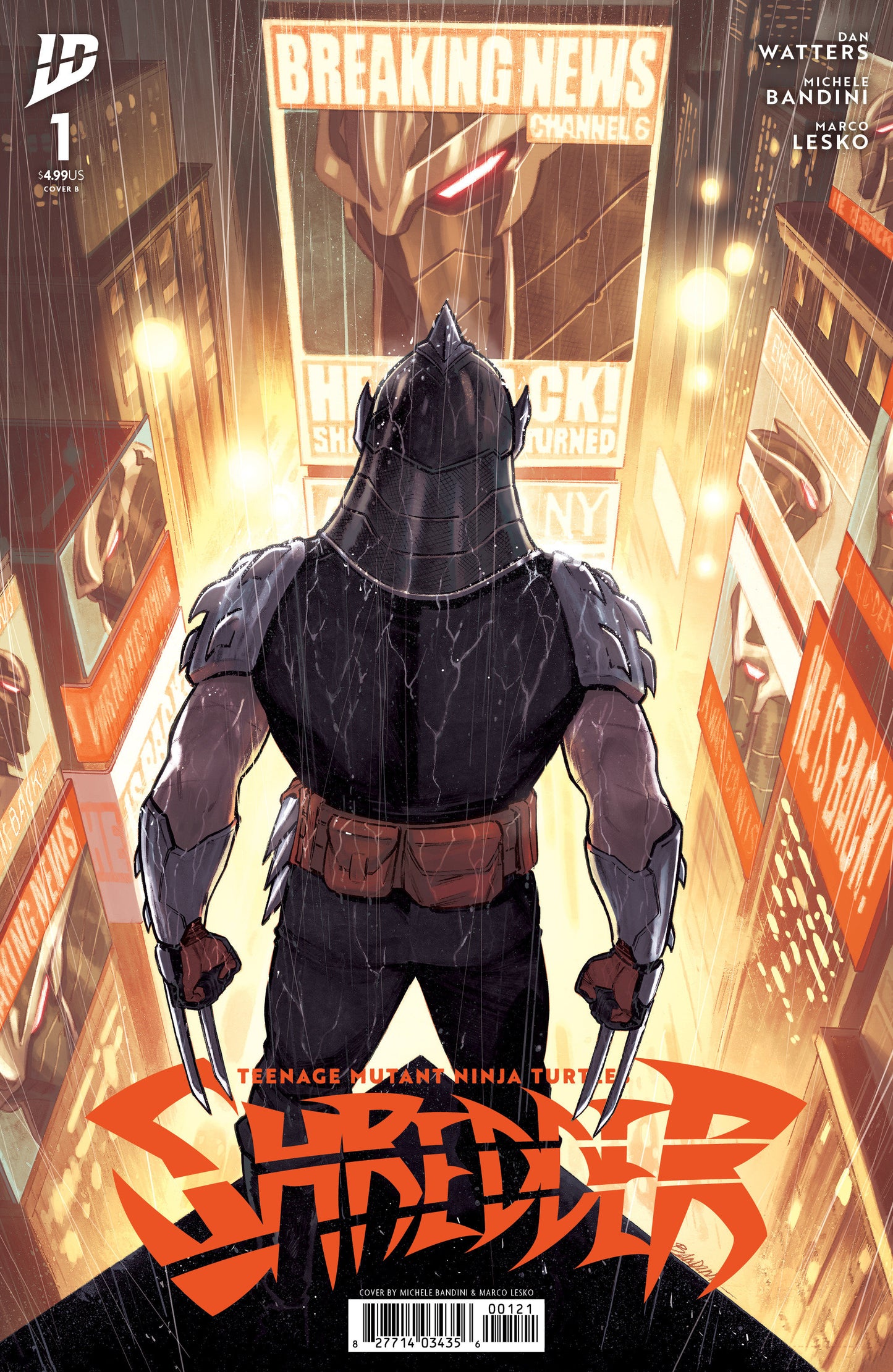 Teenage Mutant Ninja Turtles: Shredder #1 Variant B (Bandini) - ISBN: 82771403435600121 - Release Date:  8/27/25