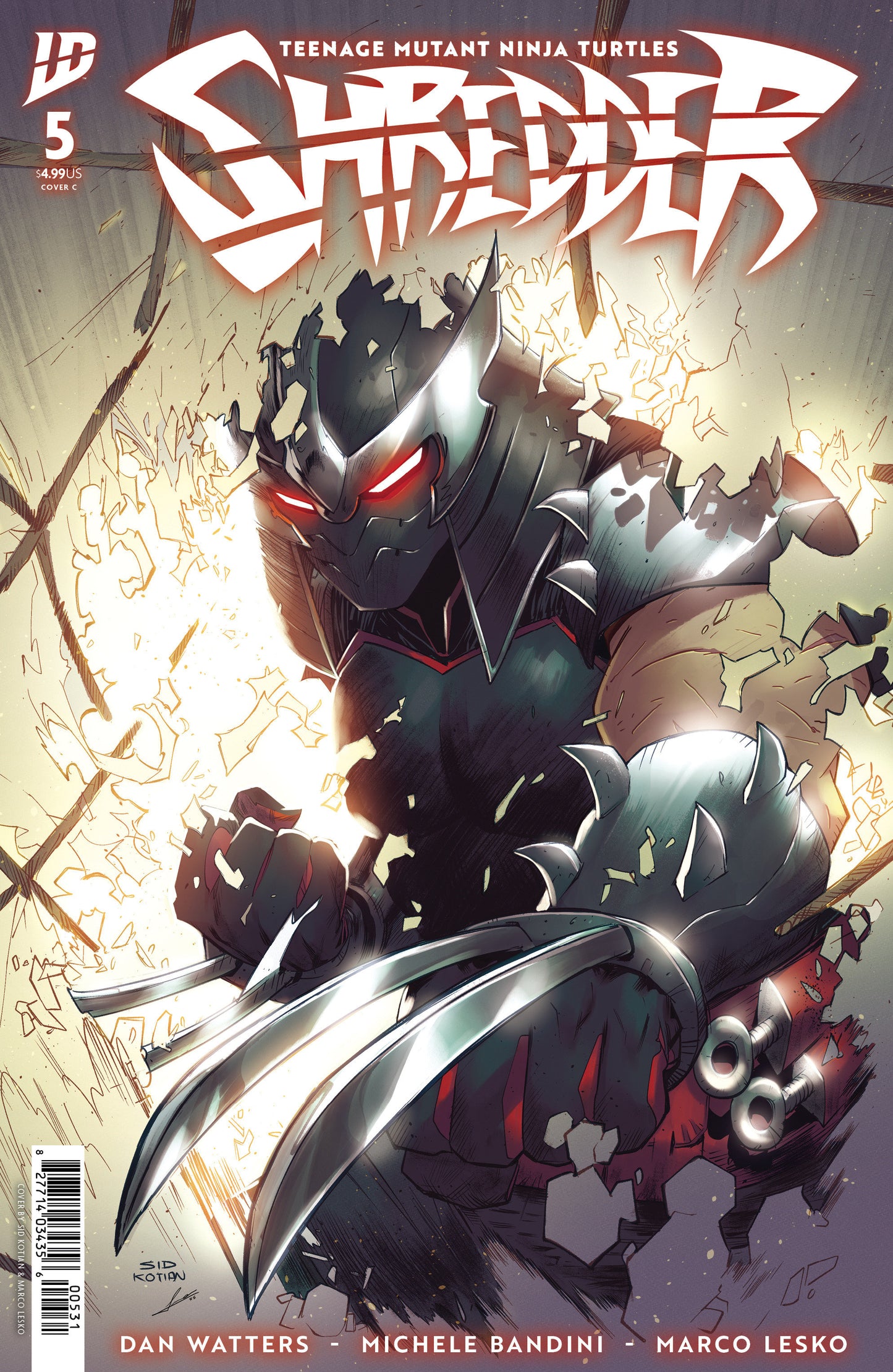 Teenage Mutant Ninja Turtles: Shredder #5 Variant C (Kotian) ISBN: 82771403435600531 - Release Date: 2/18/26