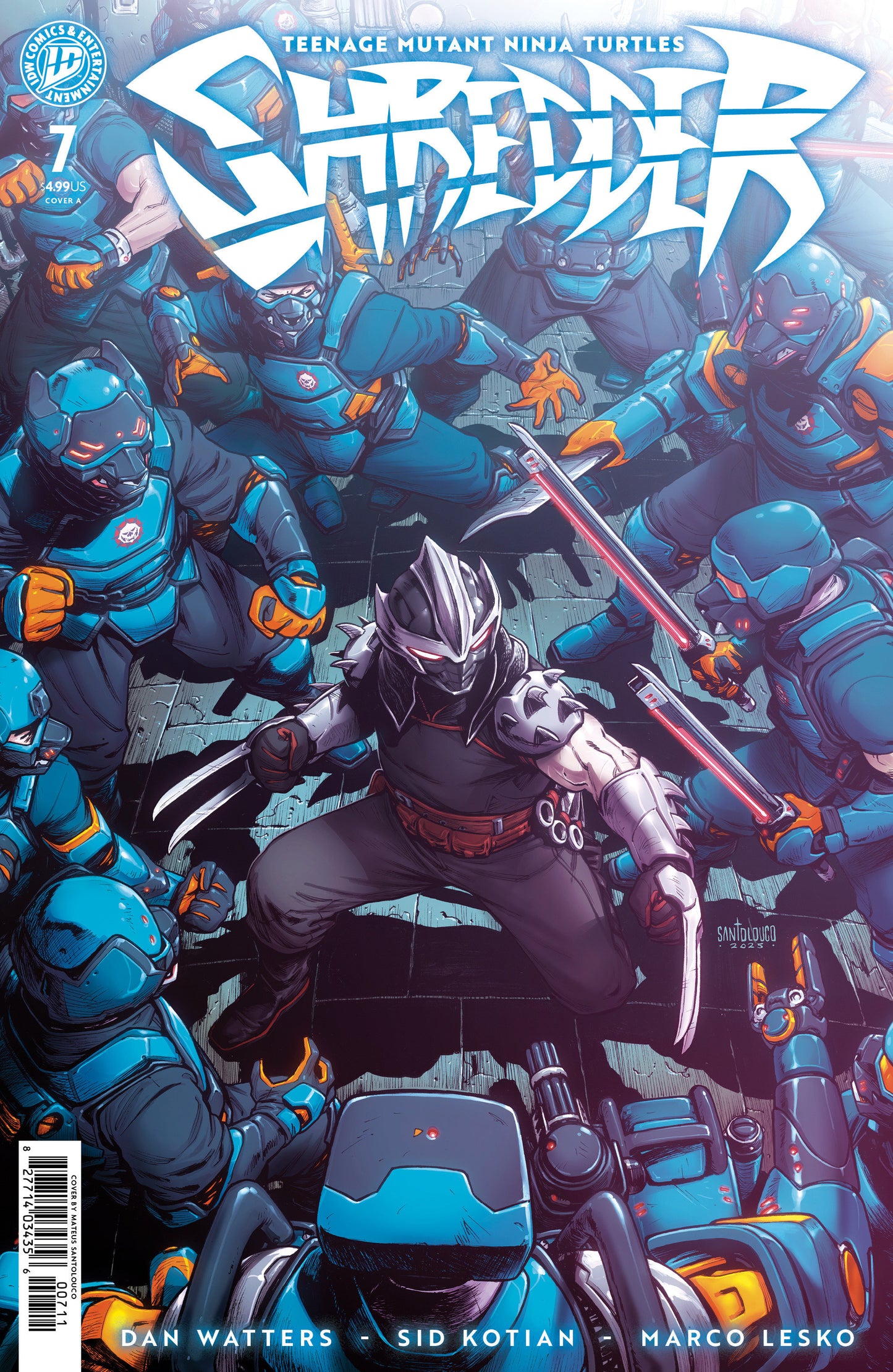 Teenage Mutant Ninja Turtles: Shredder #7 Cover A (Santolouco) ISBN: 82771403435600711 - FOC DATE: 3/8/26  - Release Date: 4/15/26