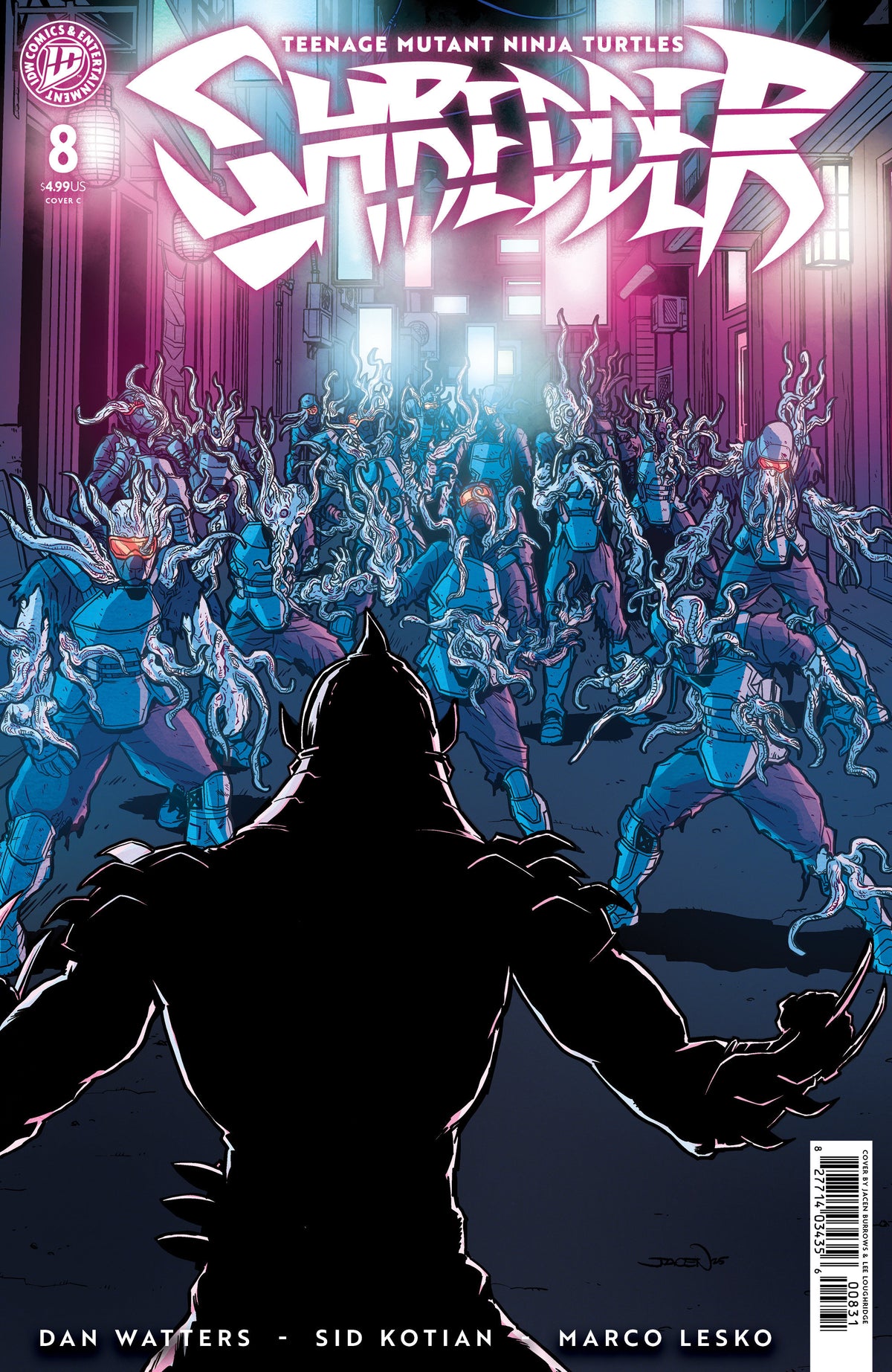 Teenage Mutant Ninja Turtles: Shredder #8 Variant C (Burrows) ISBN: 82771403435600831 - FOC DATE: 4/12/26  - Release Date: 5/20/26
