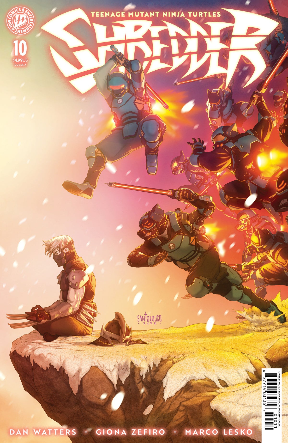 Teenage Mutant Ninja Turtles: Shredder #10 Cover A (Santolouco) ISBN: 82771403435601011 - FOC DATE: 6/7/26  - Release Date: 7/15/26