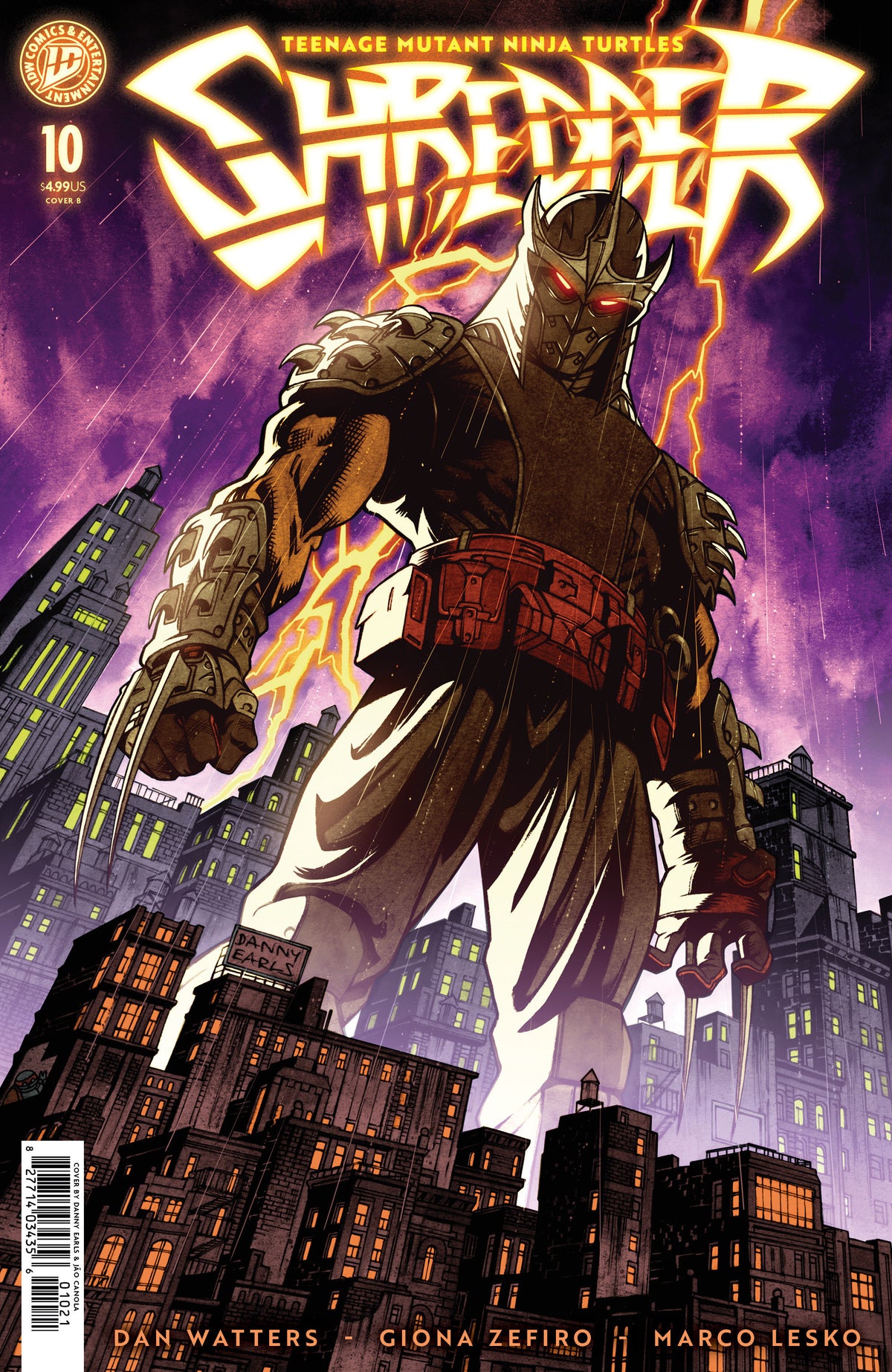 Teenage Mutant Ninja Turtles: Shredder #10 Variant B (Earls) ISBN: 82771403435601021 - FOC DATE: 6/7/26  - Release Date: 7/15/26