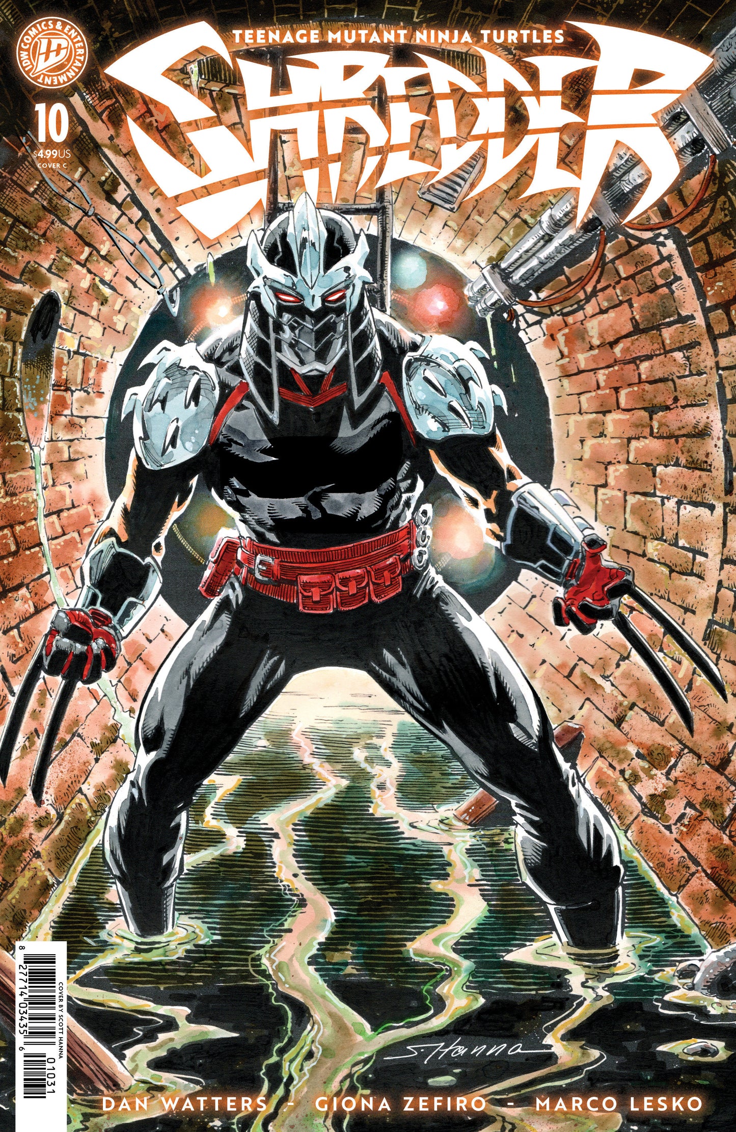 Teenage Mutant Ninja Turtles: Shredder #10 Variant C (Hanna) ISBN: 82771403435601031 - FOC DATE: 6/7/26  - Release Date: 7/15/26