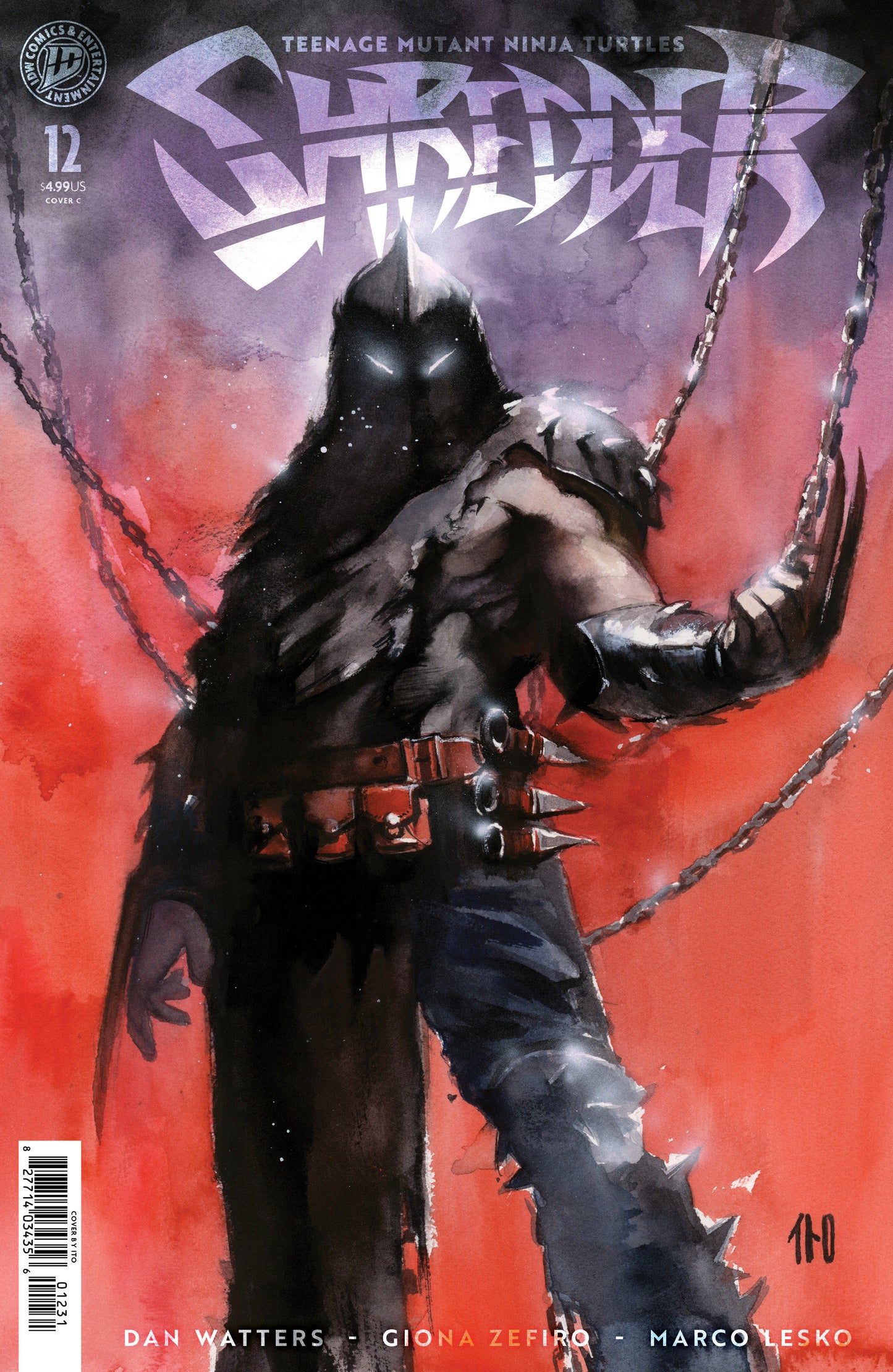 Teenage Mutant Ninja Turtles: Shredder #12 Variant C (Ito) ISBN: 82771403435601231 - FOC DATE: 8/9/26  - Release Date: 9/16/26