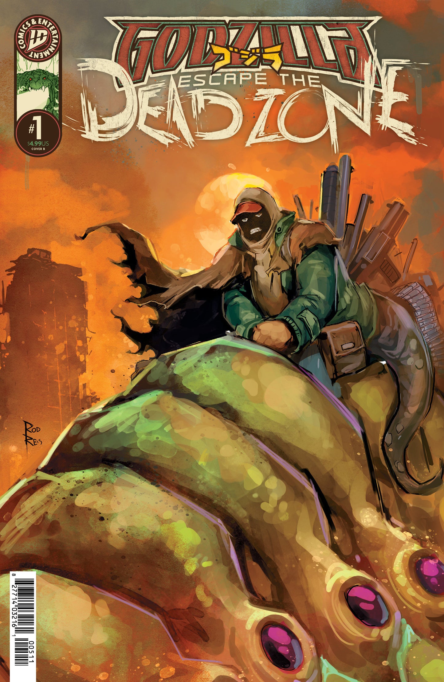 Godzilla: Escape the Deadzone [Kai-Sei Era] #1 Variant B (Reis) - ISBN: 82771403436300121 - Release Date:  8/6/25