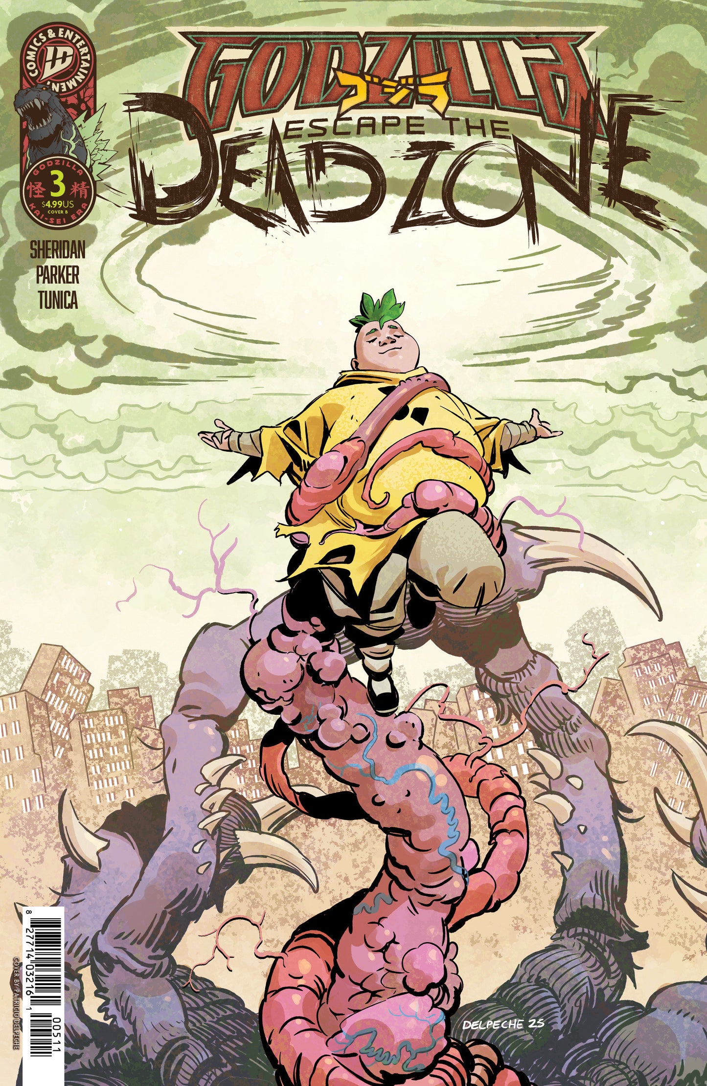 Godzilla: Escape the Deadzone [Kai-Sei Era] #3 Variant B (Delpeche) ISBN: 82771403436300321 - Release Date: 10/15/25