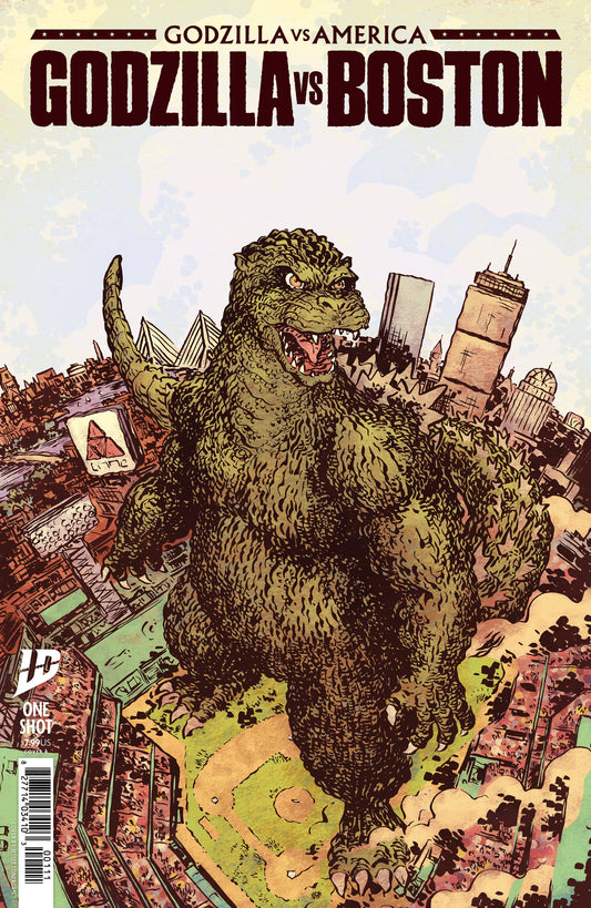 Godzilla Vs. America: Boston Variant B (Lonergan) - ISBN: 82771403440000121 - Release Date:  7/30/25