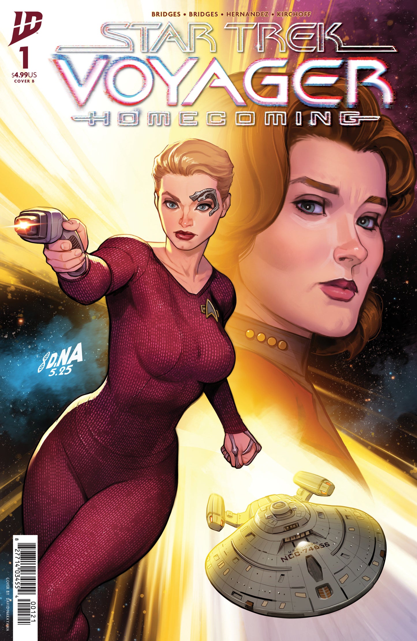 Star Trek: Voyager—Homecoming #1 Variant B (Nakayama) - ISBN: 82771403455400121 - Release Date:  9/3/25