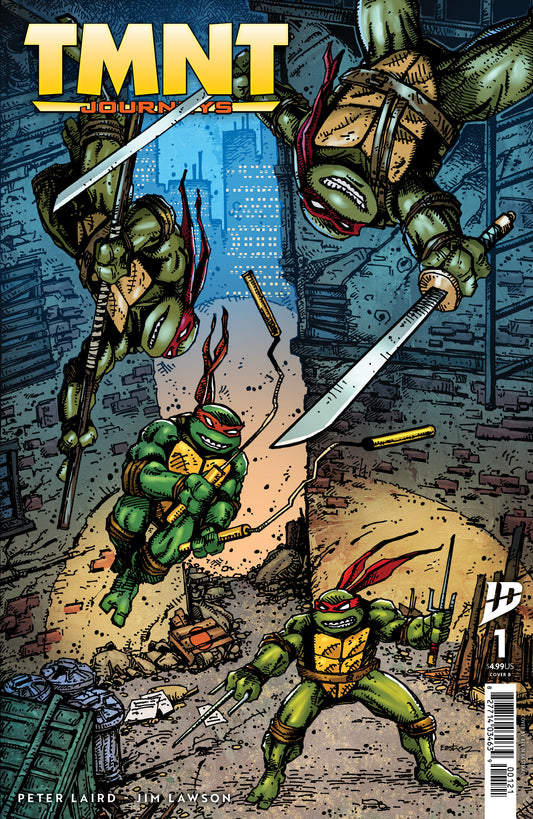 TMNT: Journeys #1 Variant B (Eastman) - ISBN: 82771403457800121 - Release Date:  8/20/25