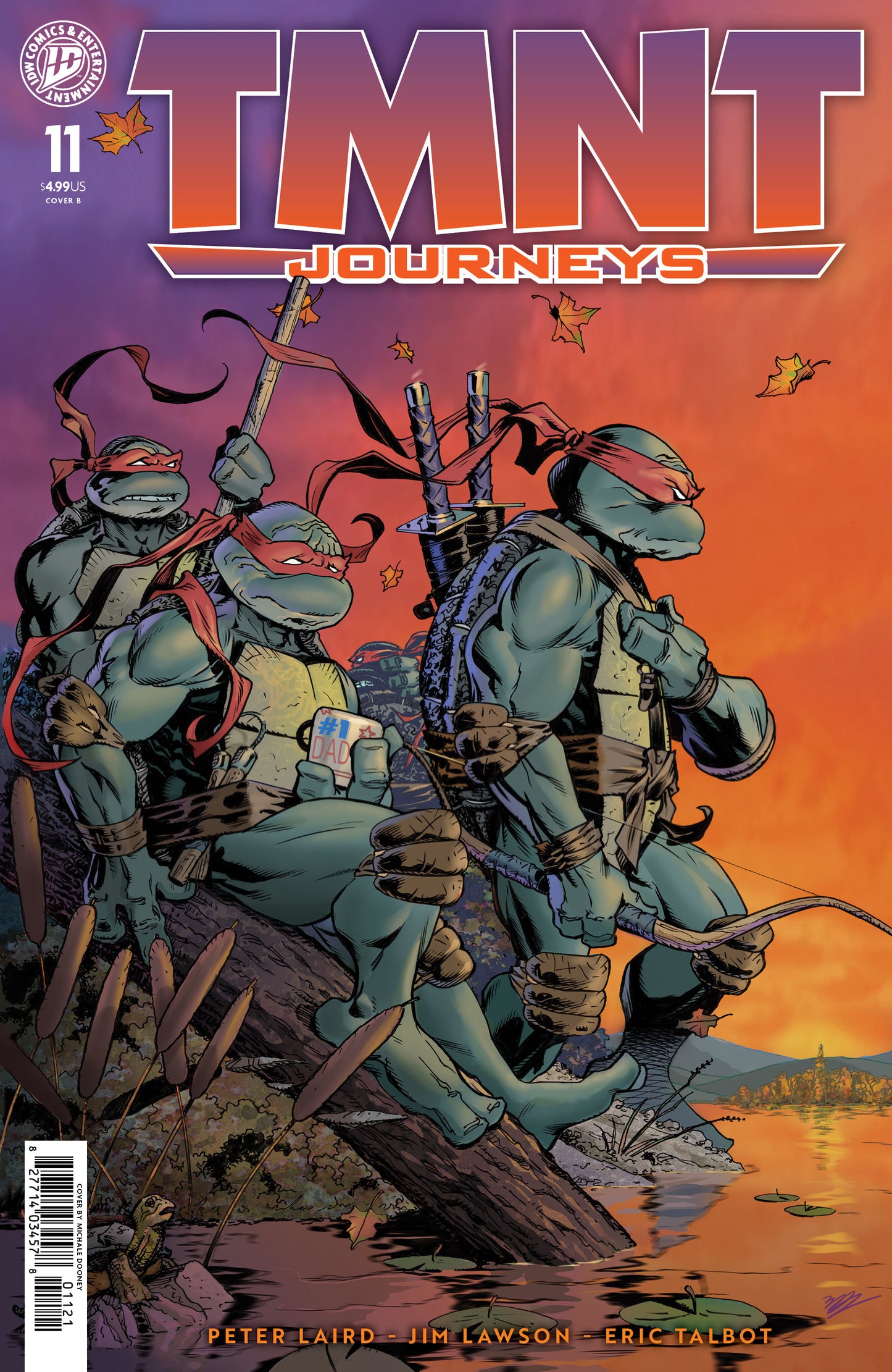 TMNT: Journeys #11 Variant B (Dooney) ISBN: 82771403457801121 - FOC DATE: 5/24/26  - Release Date: 7/1/26