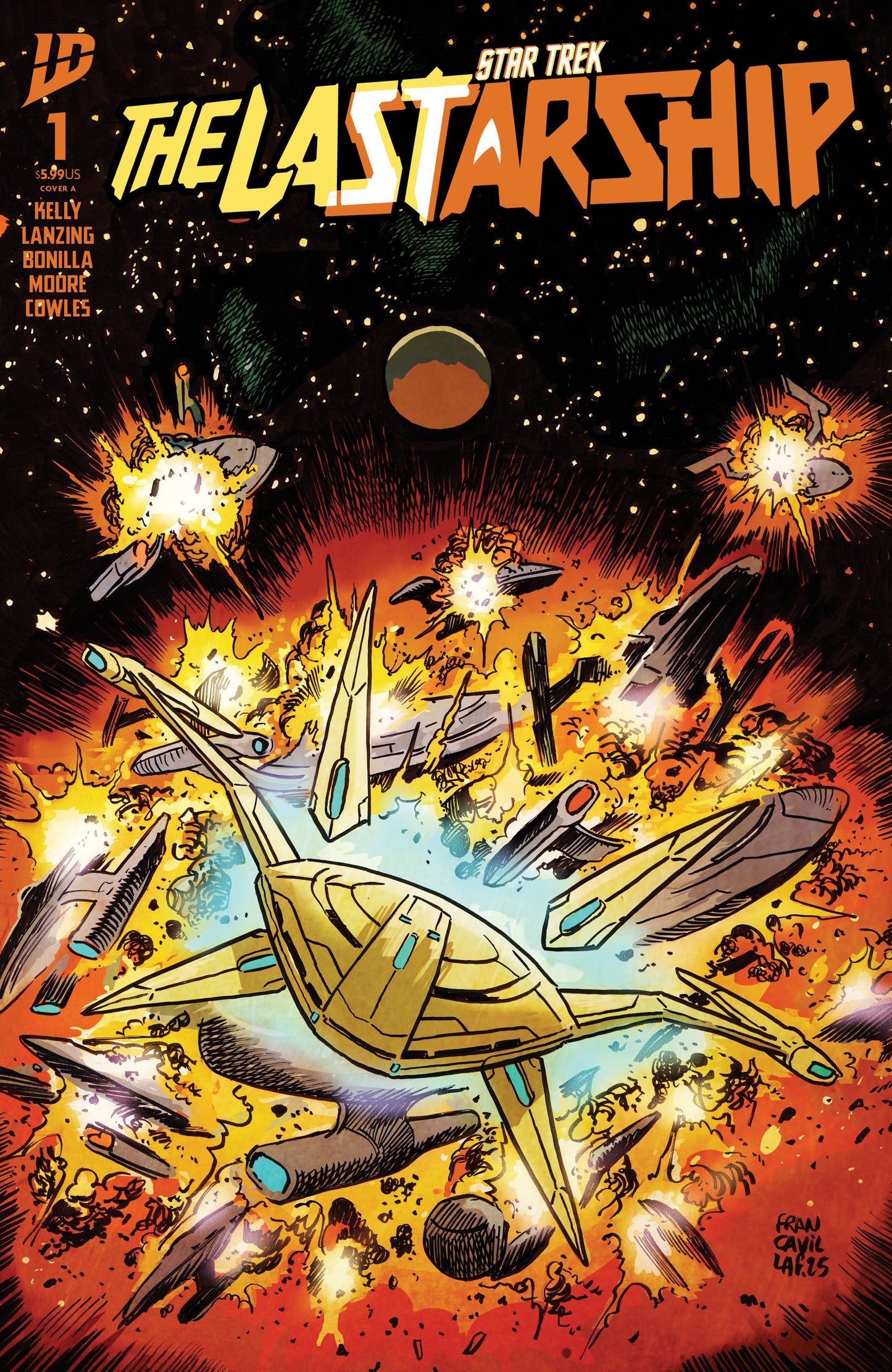 Star Trek: The Last Starship #1 Cover A (Francavilla) - 9/24/25 - Release Date:  9/24/25