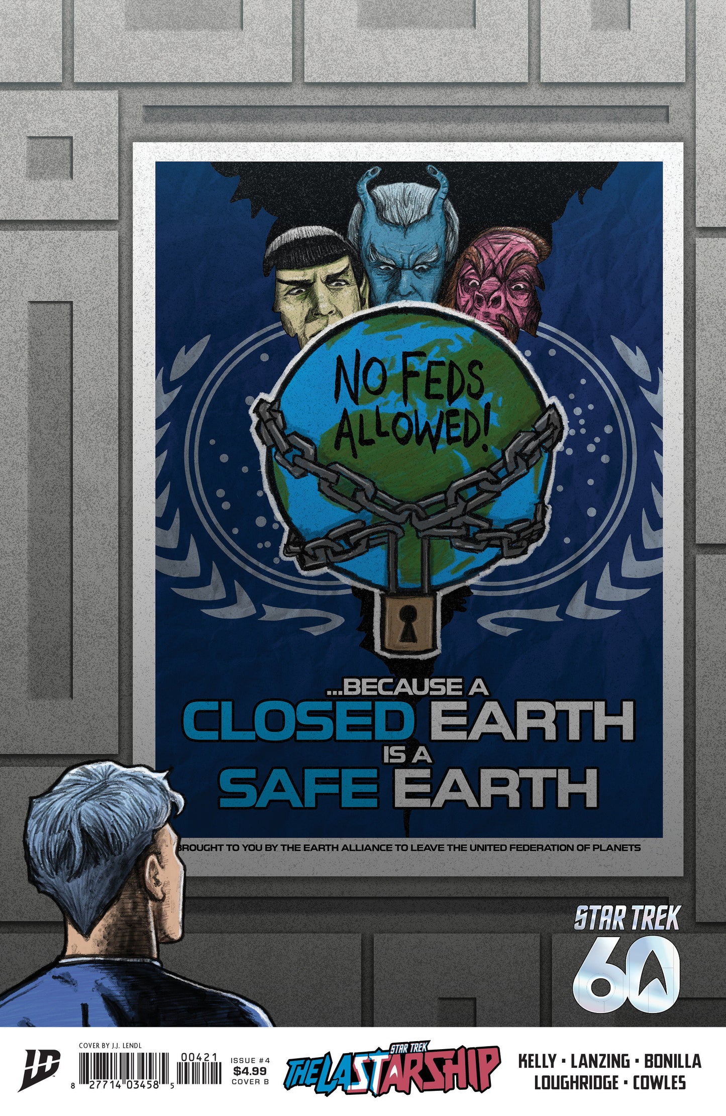 Star Trek: The Last Starship #4 Variant B (Lendl) ISBN: 82771403458500421 - Release Date: 1/21/26