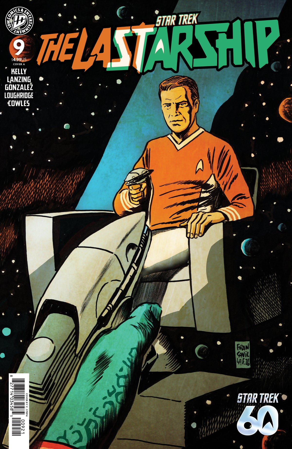 Star Trek: The Last Starship #9 Cover A (Francavilla) ISBN: 82771403458500911 - FOC DATE: 6/7/26  - Release Date: 7/15/26